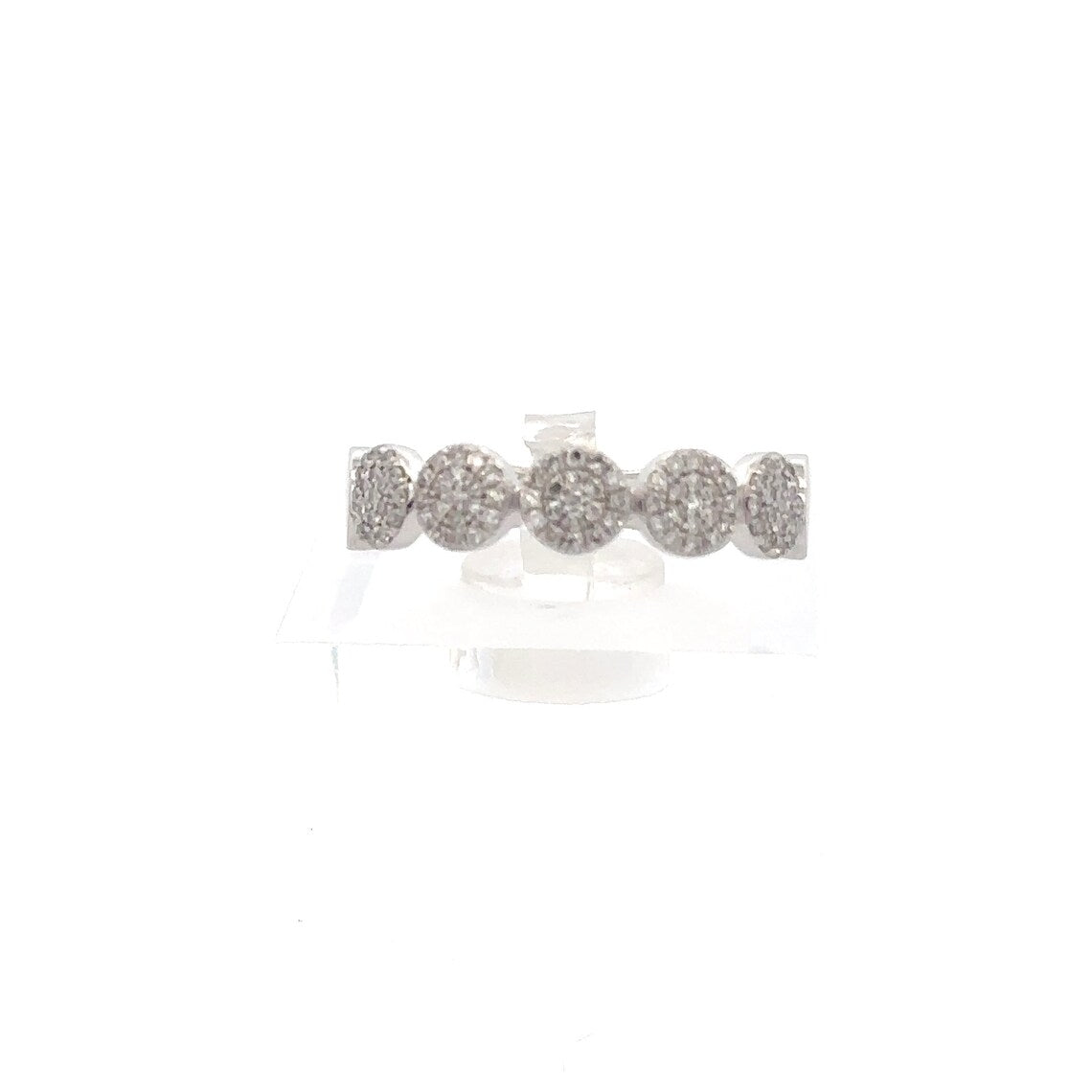 Vintage-Inspired 14K White Gold Halo Ring