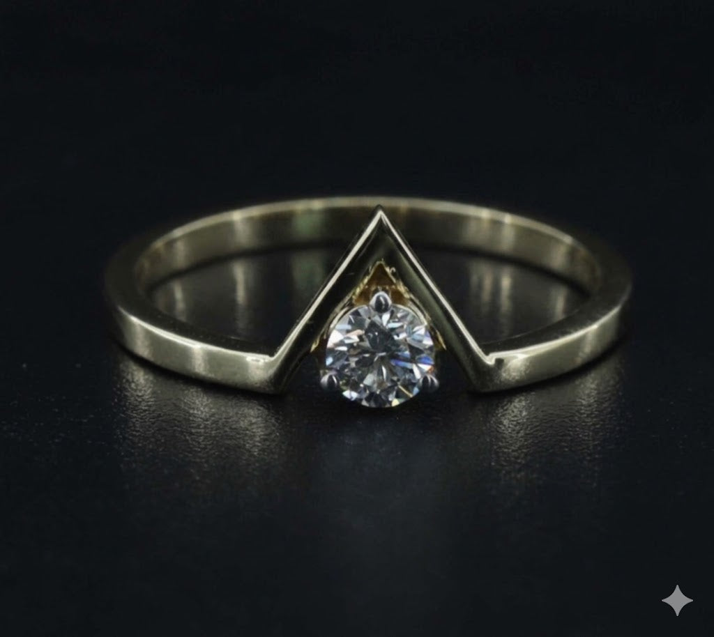 💎 VVS/VS Round Brilliant-Cut Lab-Grown Diamond Engagement Ring | 14k Yellow or White Gold | Luxury Gift for Her 💛🤍✨