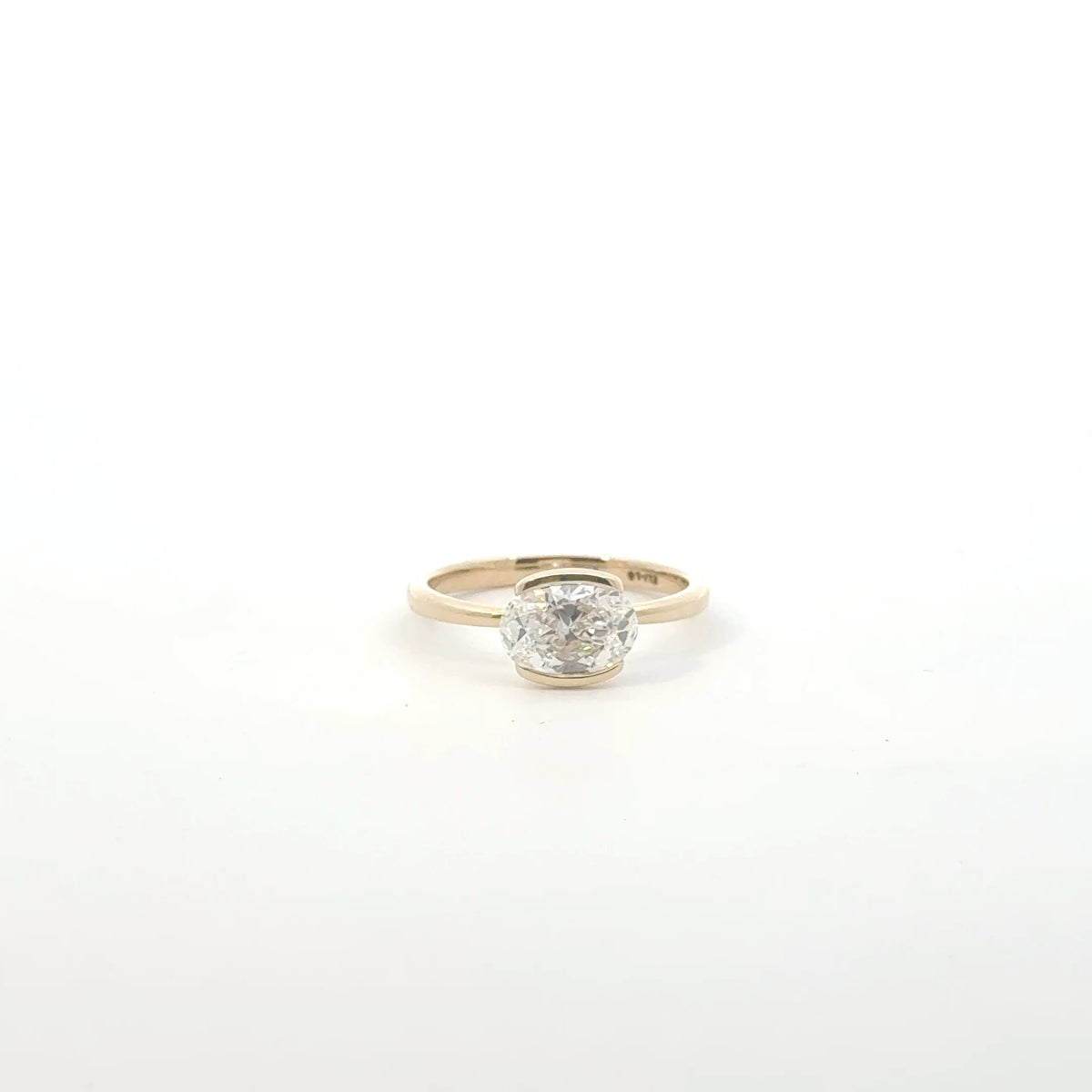 💎 VVS/VS Oval Lab-Grown Diamond Engagement Ring | 14k Yellow Gold | Best Gift for Her 💛✨