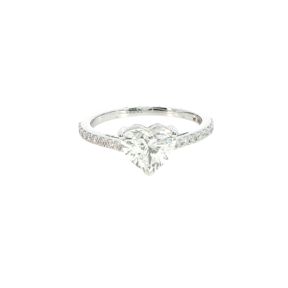 💍 1.50 Ct VS Heart Cut Lab-Grown Diamond Engagement Ring | 14k White / Yellow Gold | Best Gift for Her ✨💎