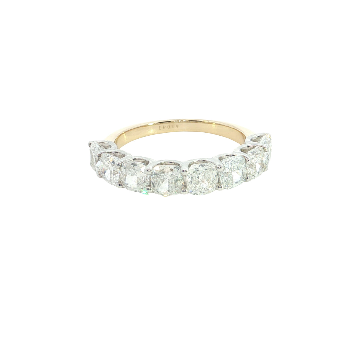 💍 3.00 Ct VS Oval Cut Lab-Grown Diamond Band | 14k White / Yellow Gold | Fashion Ring | Half-Eternity Ring ✨💎