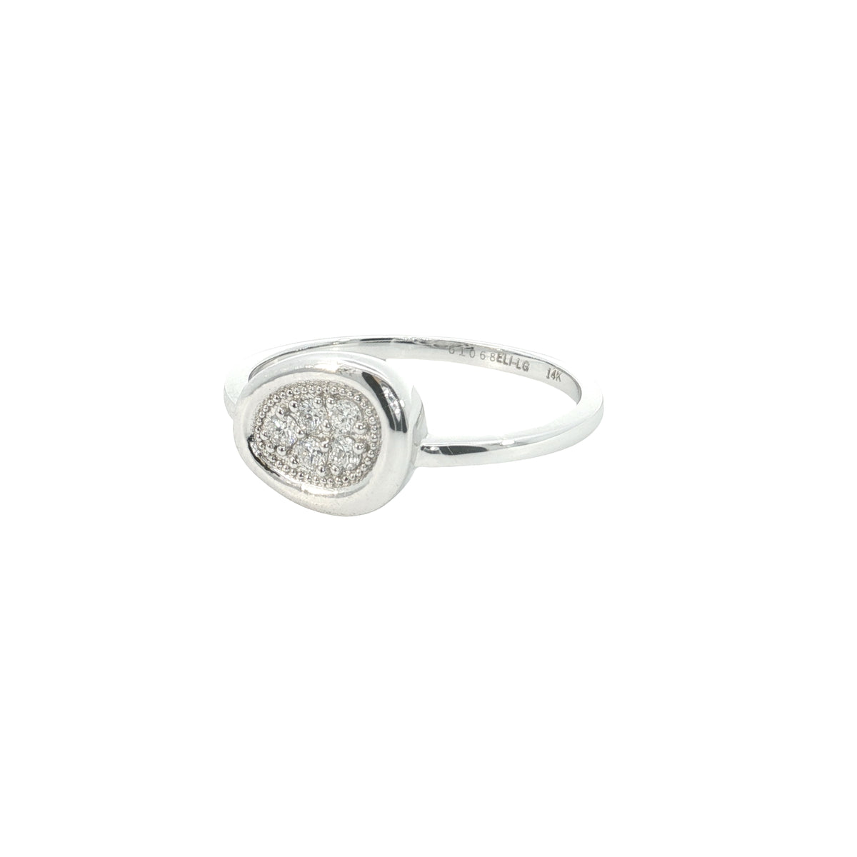 14k White Gold |💍 0.10 Ct VVS Round Brilliant Cut Lab-Grown Diamond Ring| Fashion Fine Jewelry 💛✨
