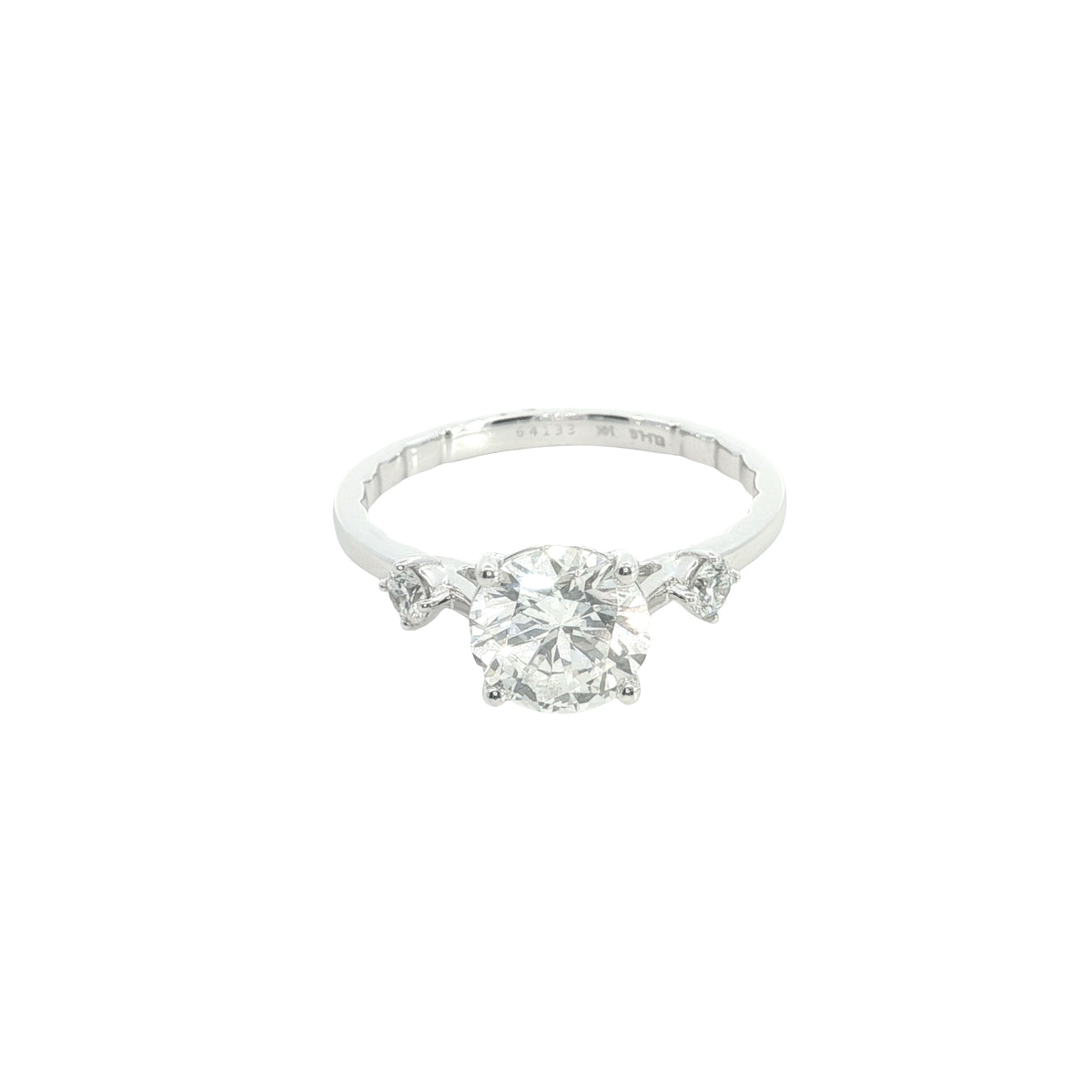14k White/Yellow Gold |💍 1.60 Ct VS Round Brilliant Cut Lab-Grown Diamond Engagement Ring 💛🤍✨