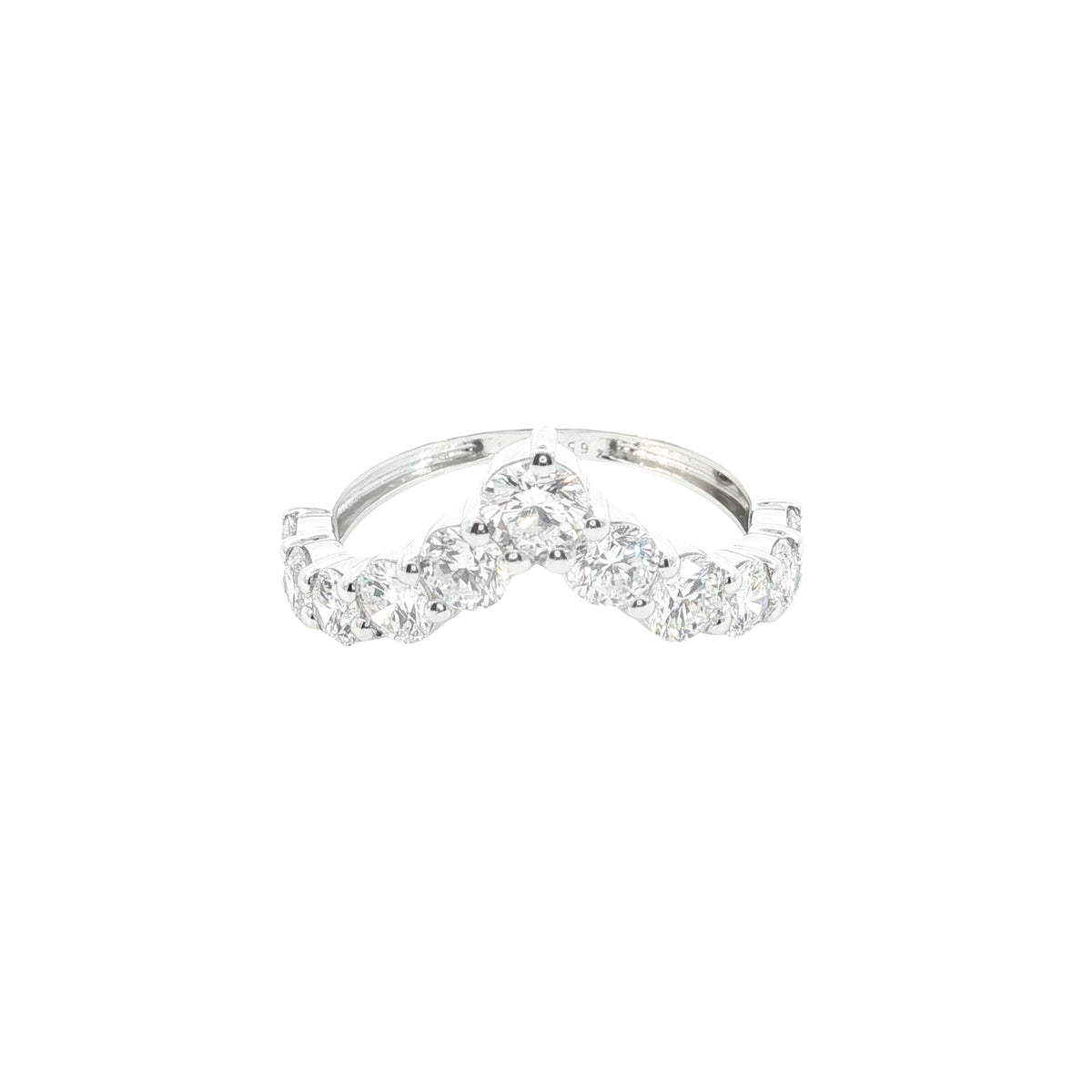 14k White Gold |💍 1.60 Ct VS Round Brilliant Cut Lab-Grown Diamond Band | Stackable Ring ✨💎
