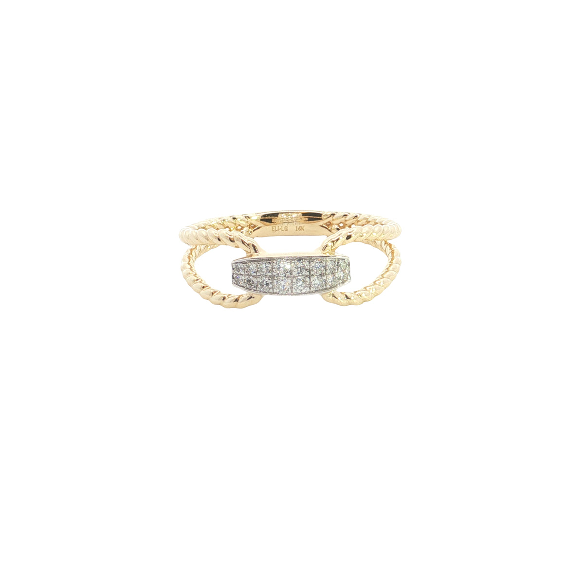 14k White/Yellow Gold |💍 VS Round Brilliant Cut Lab-Grown Diamond Ring | Fashion Ring ✨💎