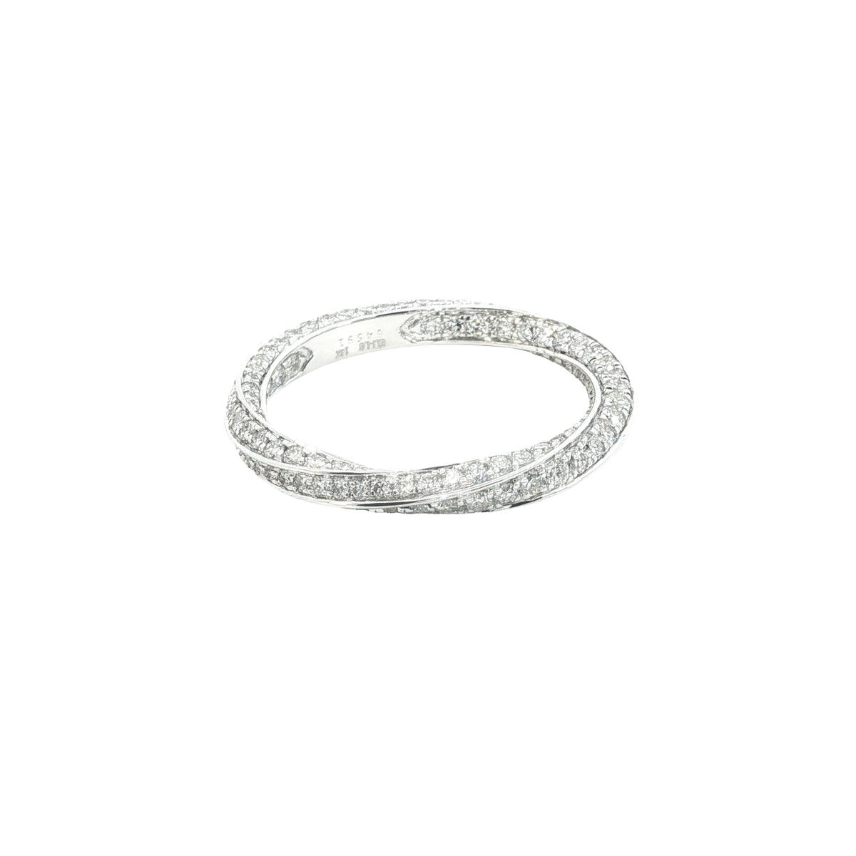 14k White Gold |💍 1.40 Ct VS Round Brilliant Cut Lab-Grown Diamond Band | Stackable Fine Jewelry 🤍✨