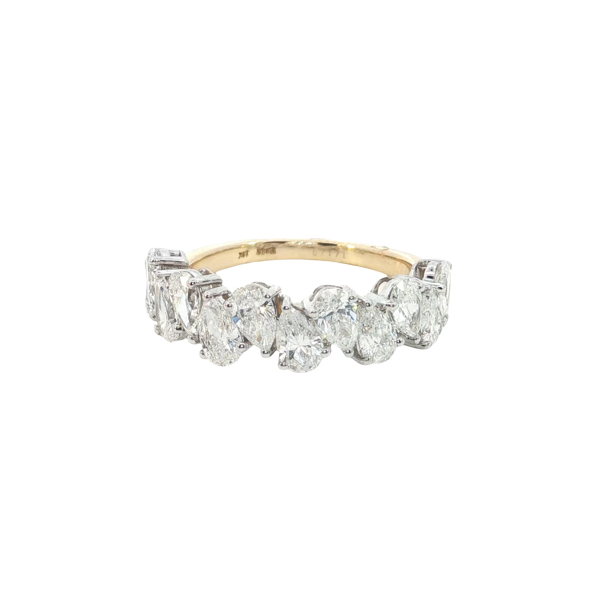 💍 VS Pear Shape Lab-Grown Diamond Engagement Ring | 14k White/Yellow Gold | Approx. 2.20 Ct Diamond | Best Gift for Her ✨💎