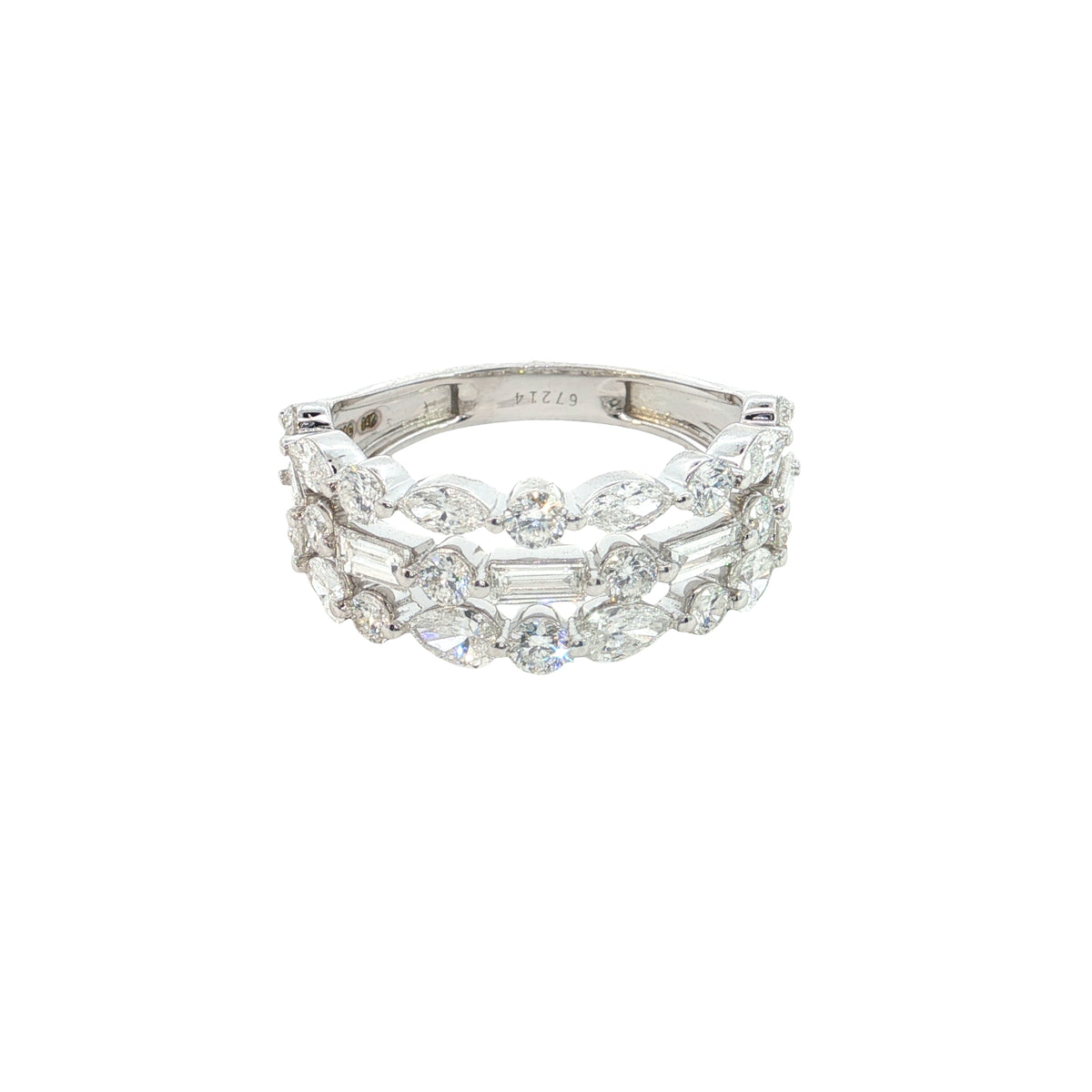 💍💍 1.60 Ct VS Mix Shape Lab-Grown Diamond Engagement Ring | 14k White Gold | Best Gift for Her 🤍✨