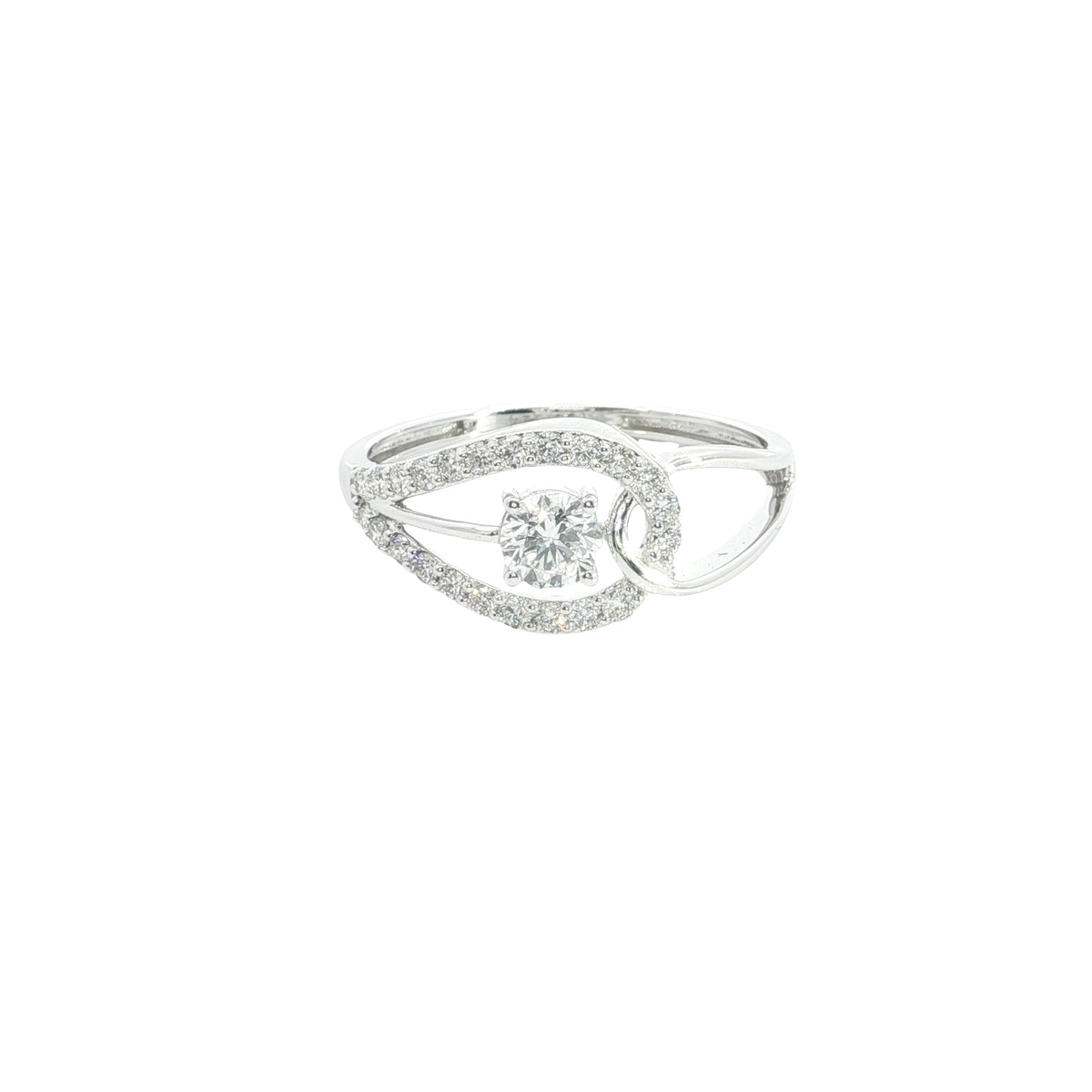 14k White Gold |💍 0.50 Ct VVS Round Brilliant Cut Lab-Grown Diamond Engagement Ring | Best Gift for Her ✨