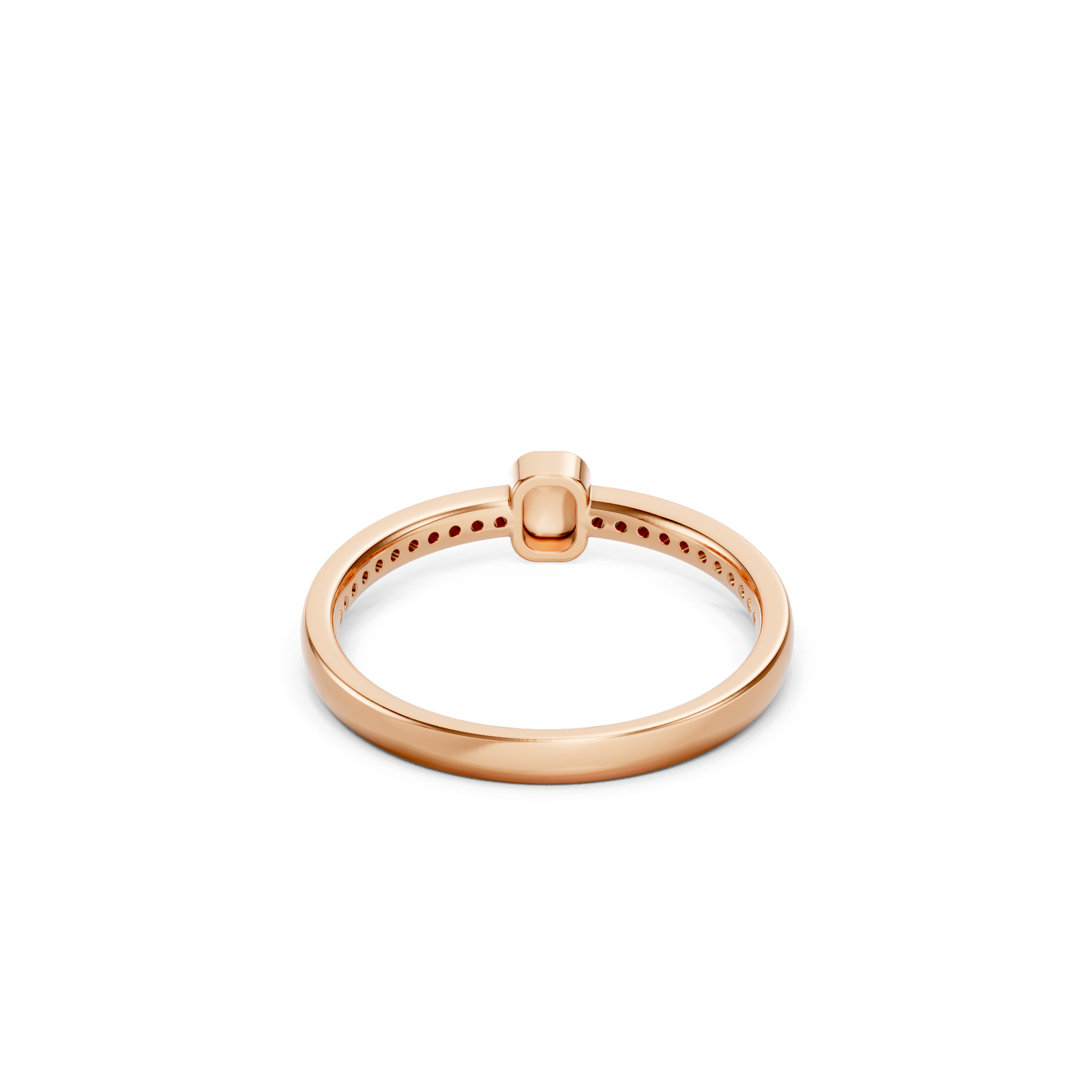 0.20 CT Round Lab Grown Diamond Minimalist Stackable Ring
