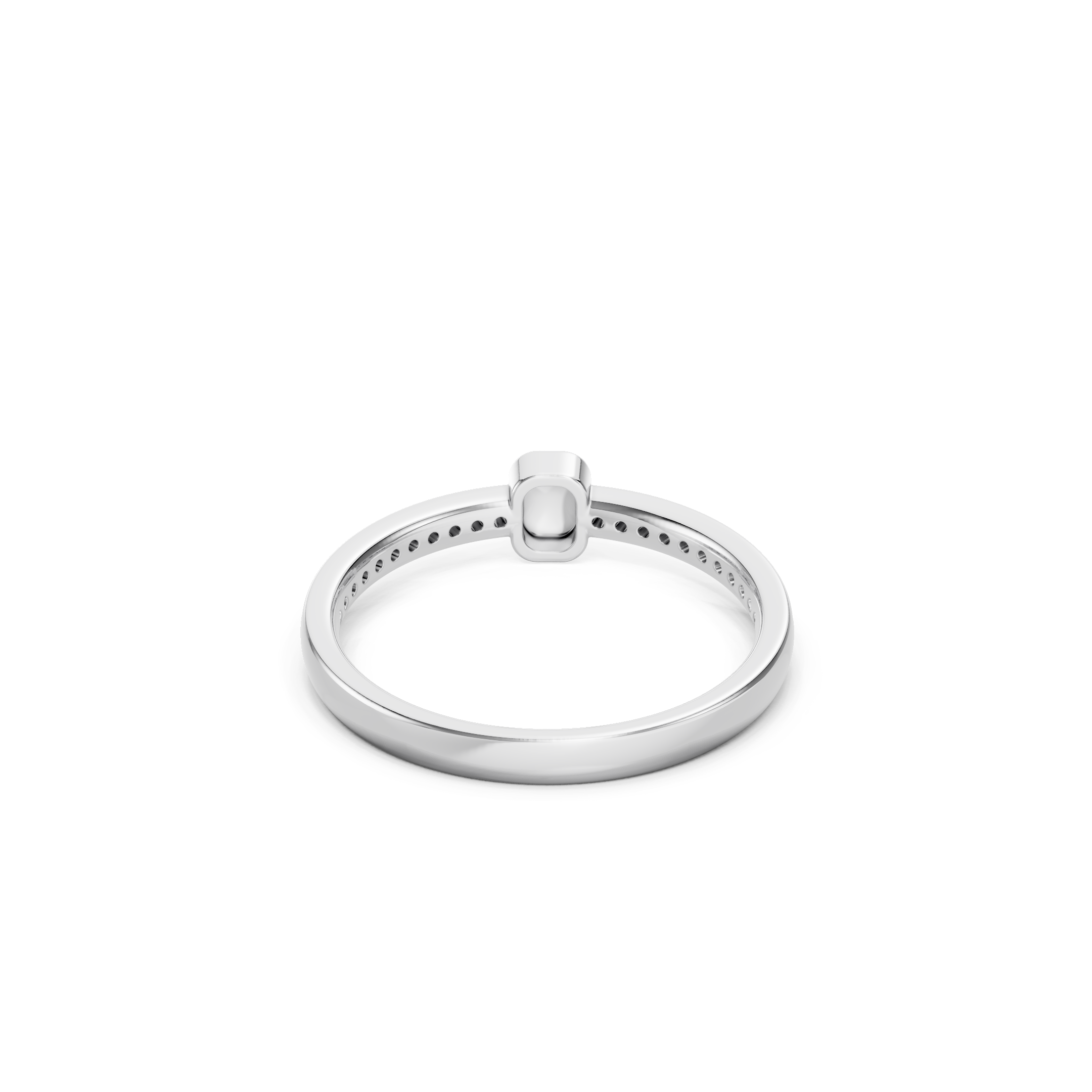 0.20 CT Round Lab Grown Diamond Minimalist Stackable Ring