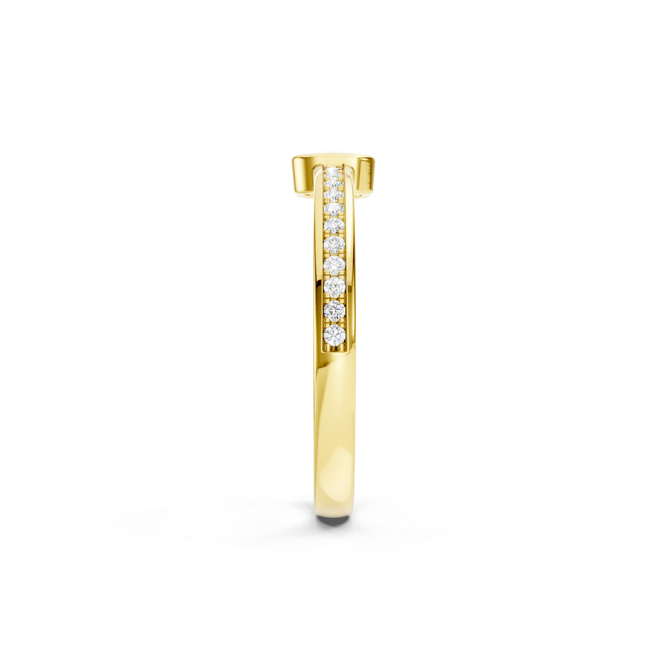 0.20 CT Round Lab Grown Diamond Minimalist Stackable Ring