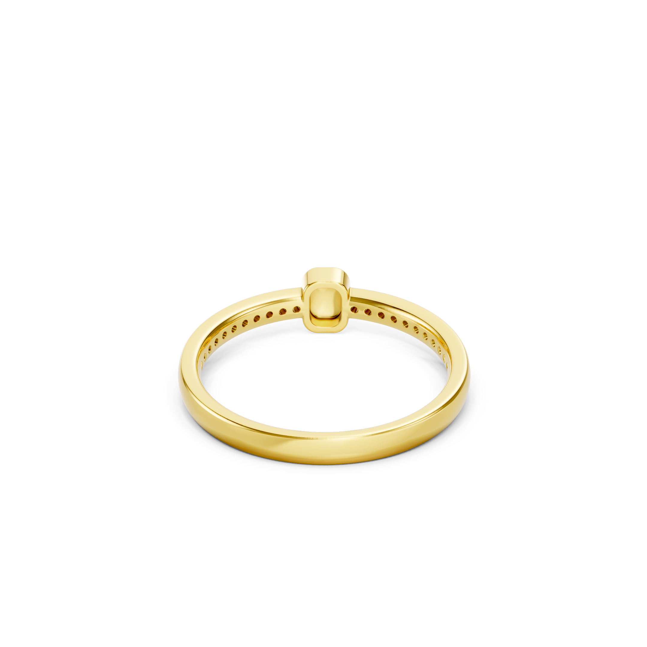 0.20 CT Round Lab Grown Diamond Minimalist Stackable Ring