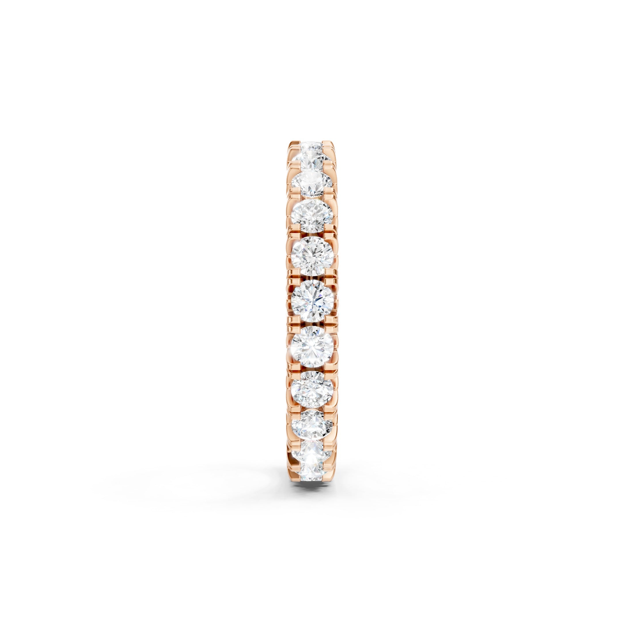 1.50 CT  Lab Grown Diamond Eternity Band, 10K 14K 18K Solid Gold Wedding Ring