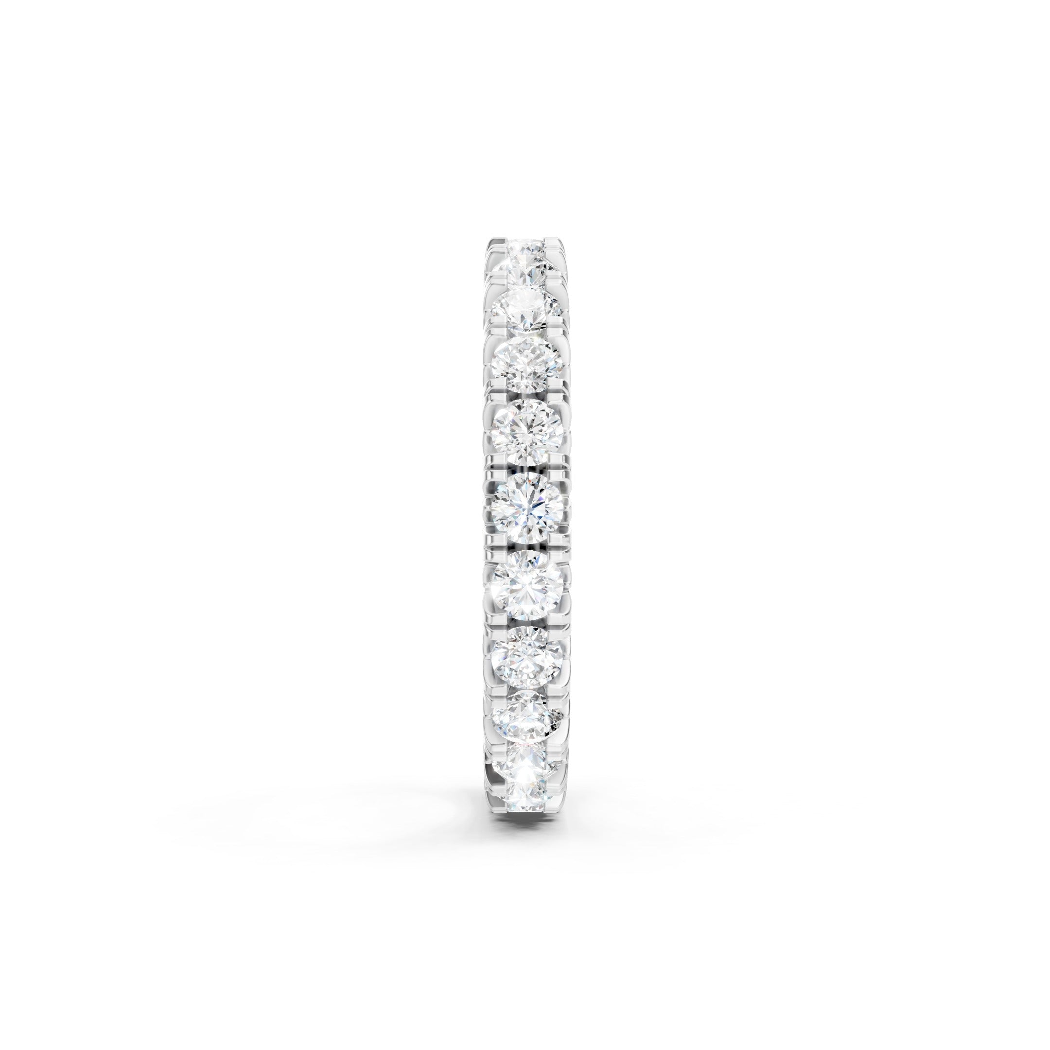 1.50 CT  Lab Grown Diamond Eternity Band, 10K 14K 18K Solid Gold Wedding Ring