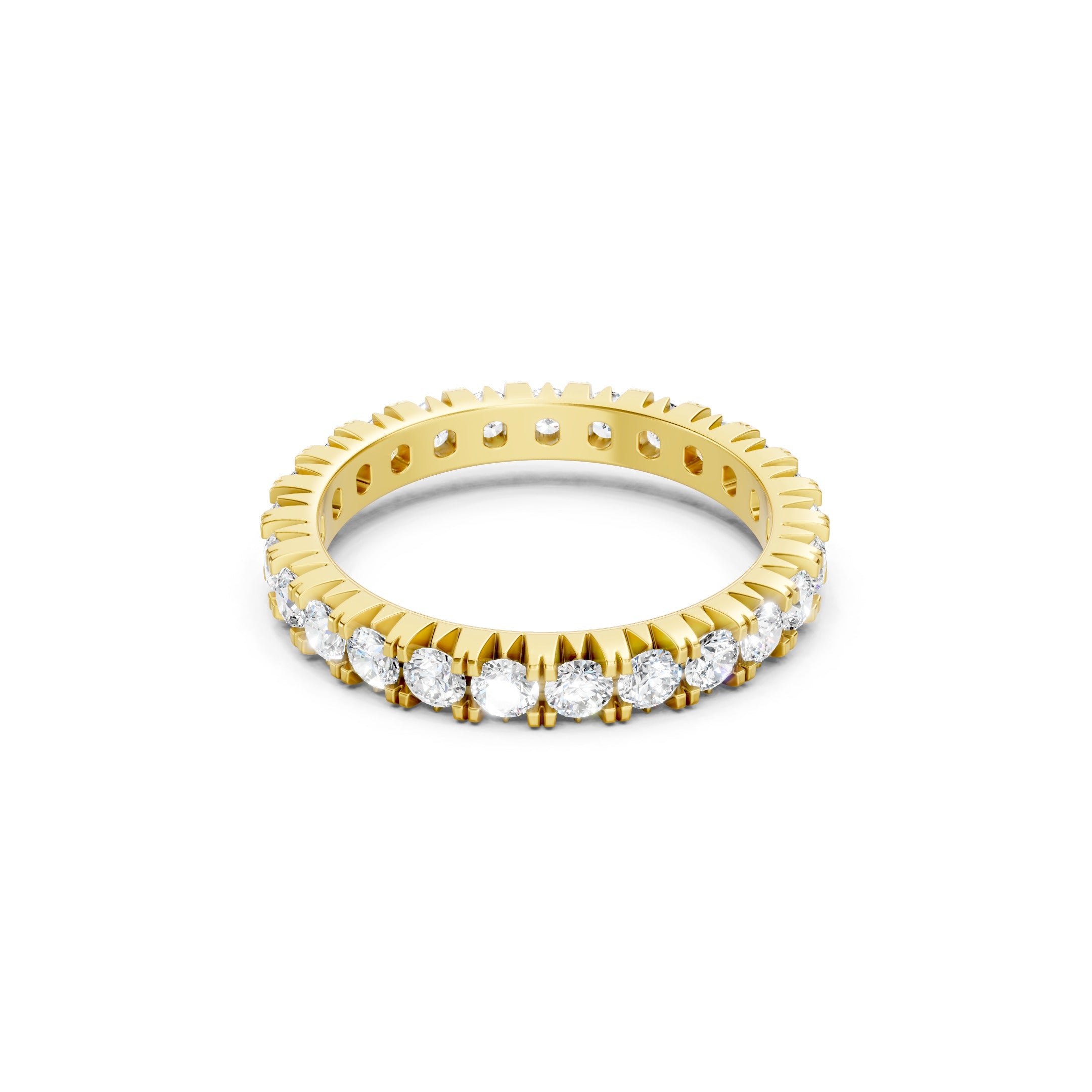 1.50 CT Classic Lab Grown Diamond Eternity Band in 10K 14K 18K 