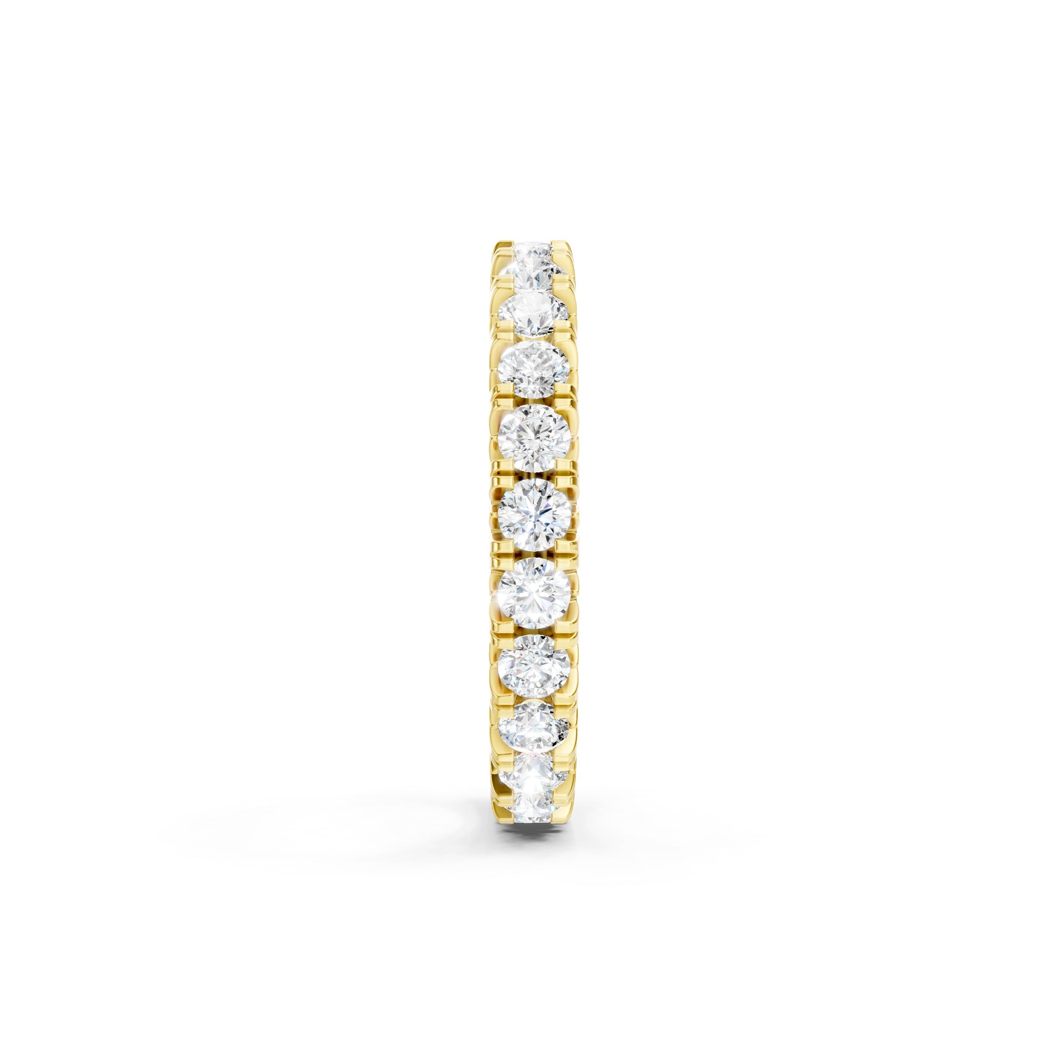 1.50 CT  Lab Grown Diamond Eternity Band, 10K 14K 18K Solid Gold Wedding Ring
