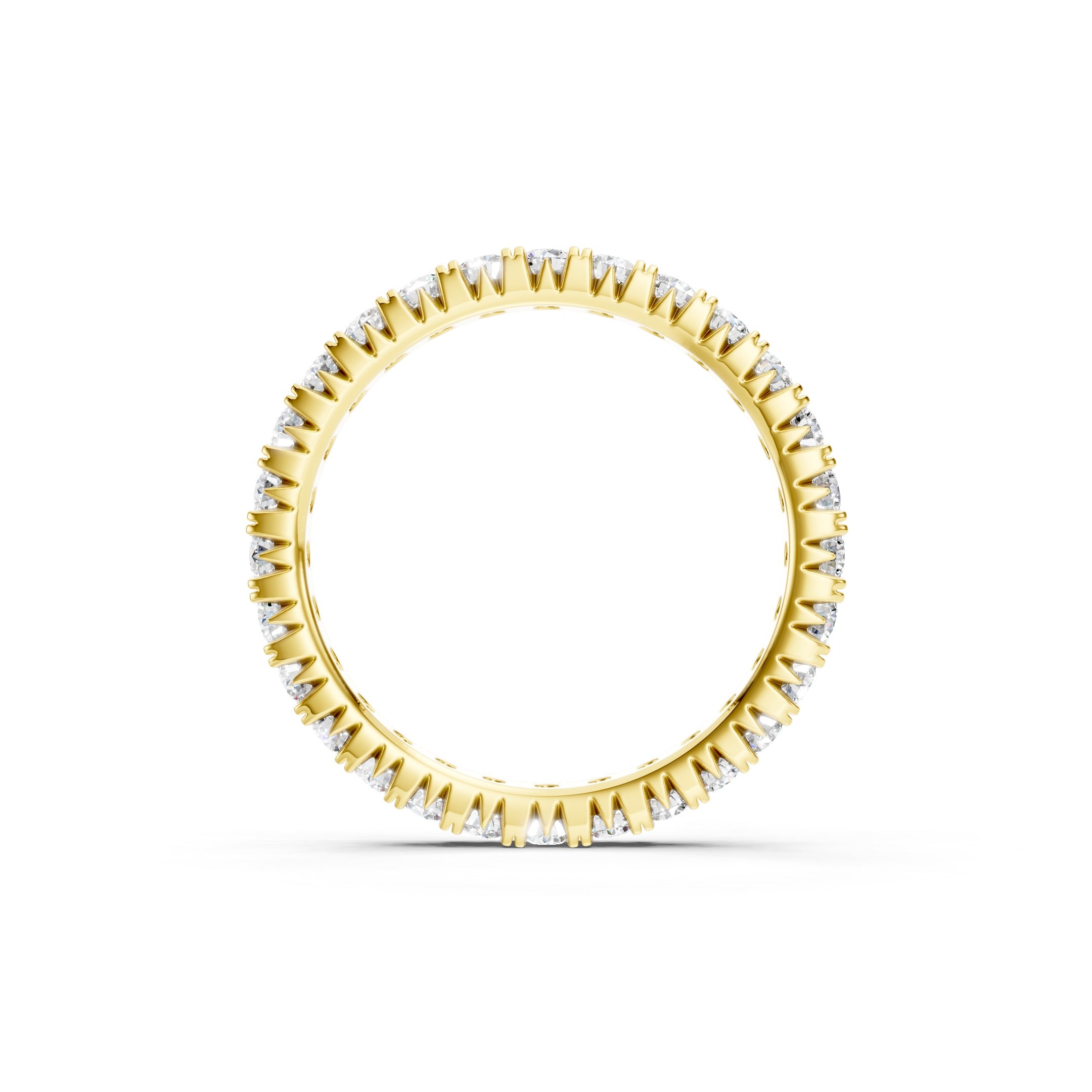 1.50 CT Round Cut Lab Grown Diamond Eternity Band Ring  Gift for Her