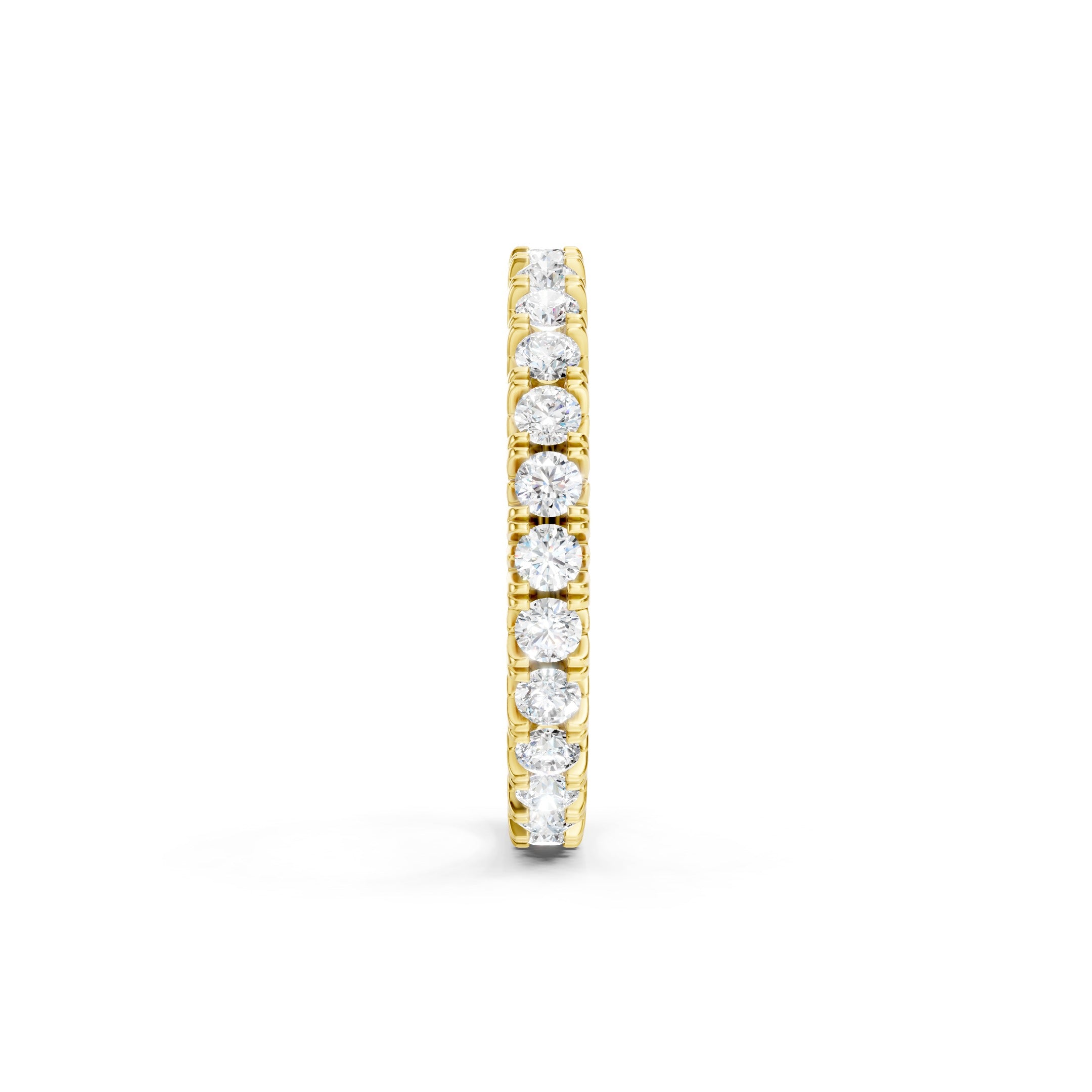 1.50 CT Round Cut Lab Grown Diamond Eternity Band Ring  Gift for Her