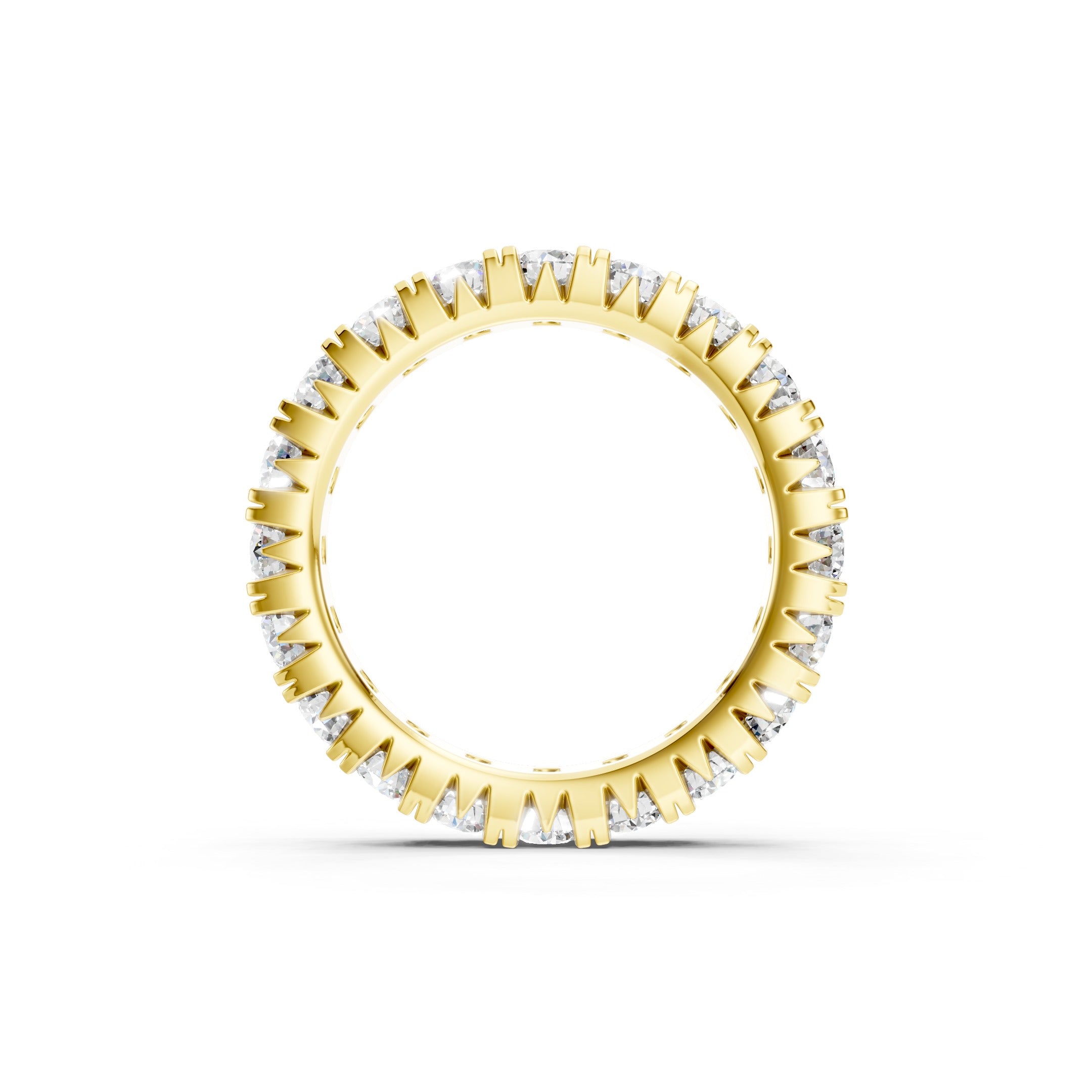 2.75ct Round Cut Lab Grown Diamond Eternity Ring Luxury Jewelry Gift