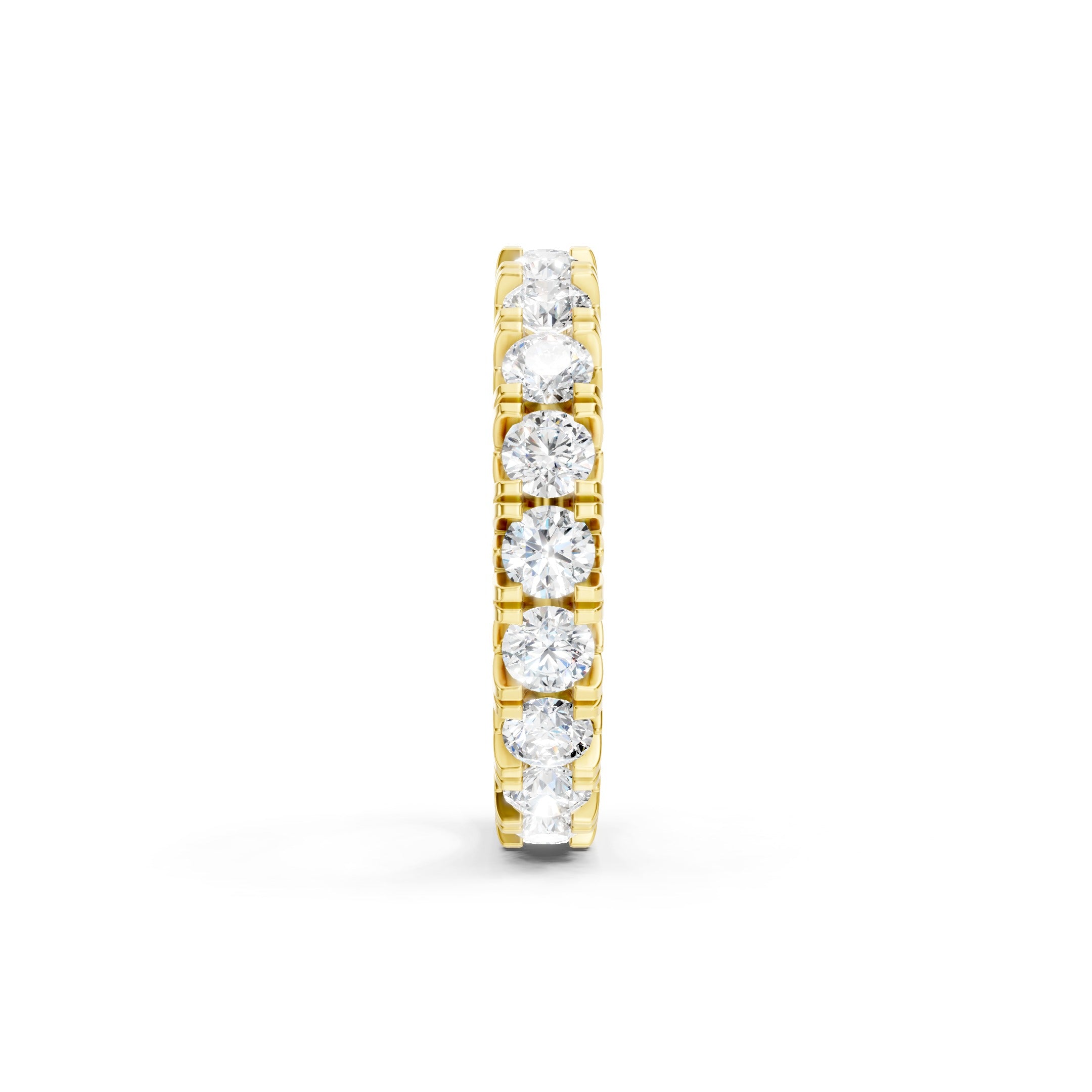 2.75ct Round Cut Lab Grown Diamond Eternity Ring Luxury Jewelry Gift