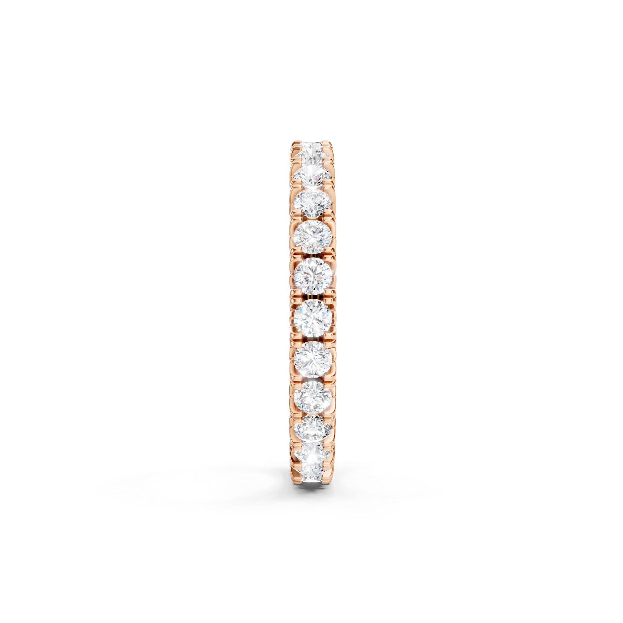 1.50 CT Round Cut Lab Grown Diamond Eternity Band Ring  
