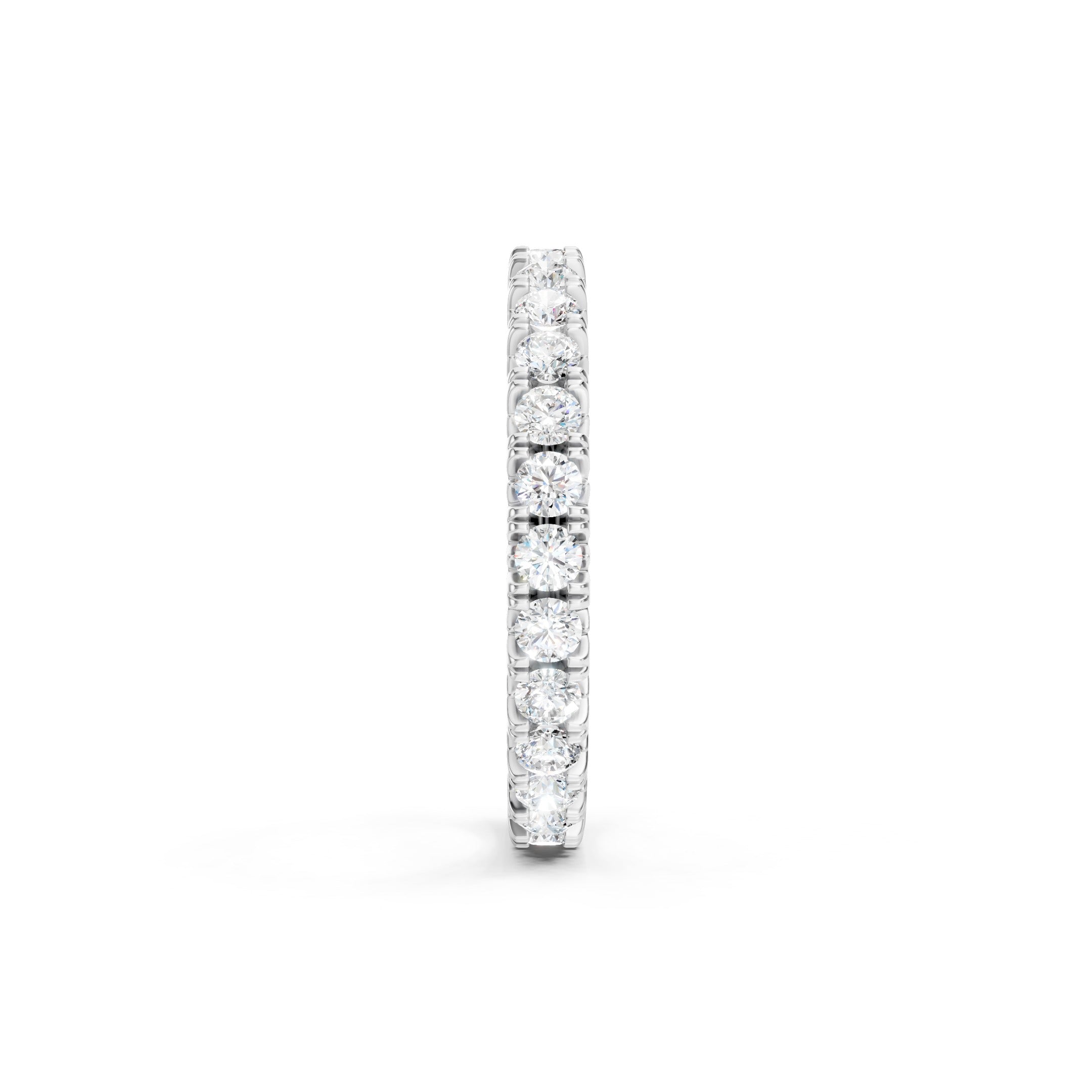 1.50 CT Round Cut Lab Grown Diamond Eternity Band Ring  Gift for Her