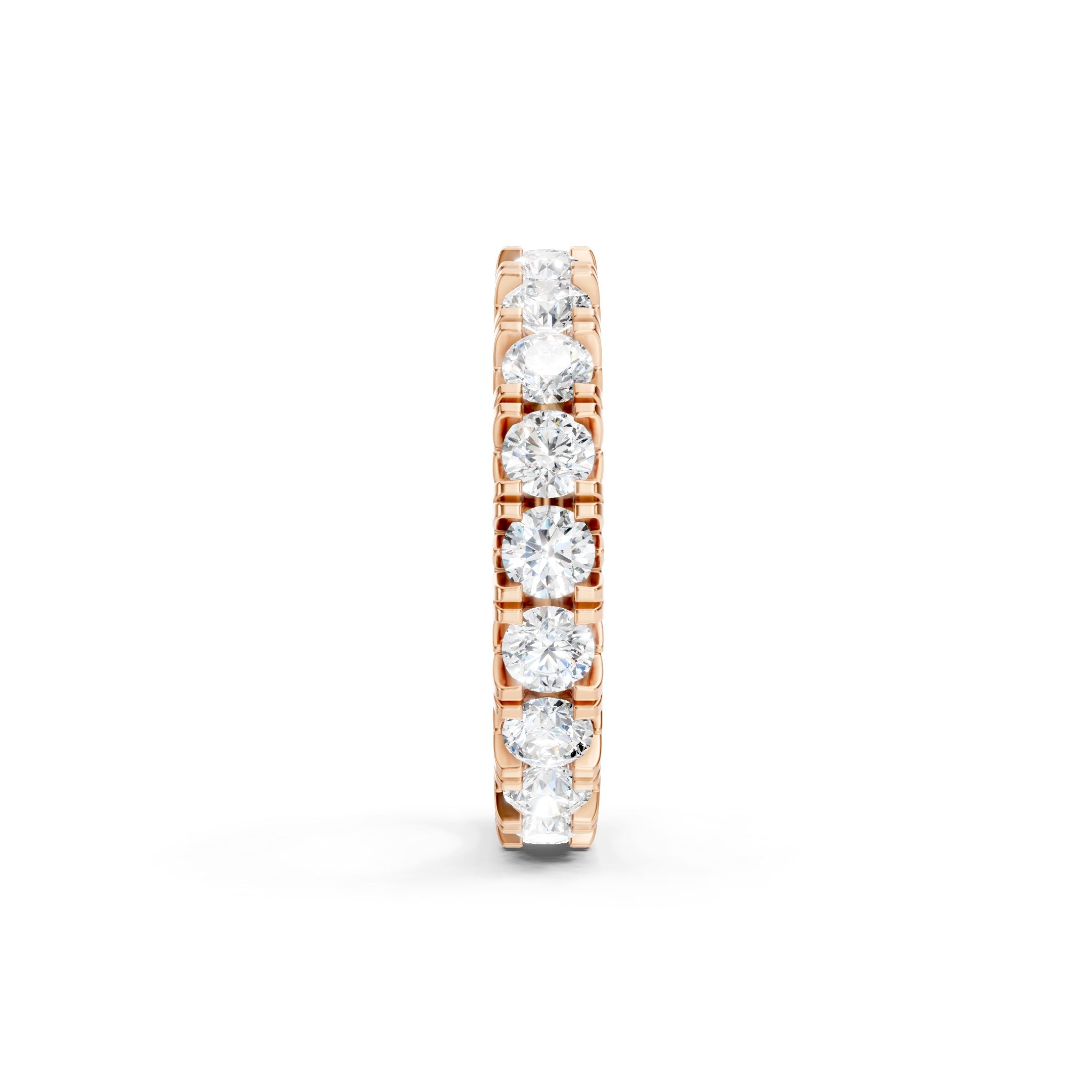 2.75ct Round Cut Lab Grown Diamond Eternity Ring Luxury Jewelry Gift
