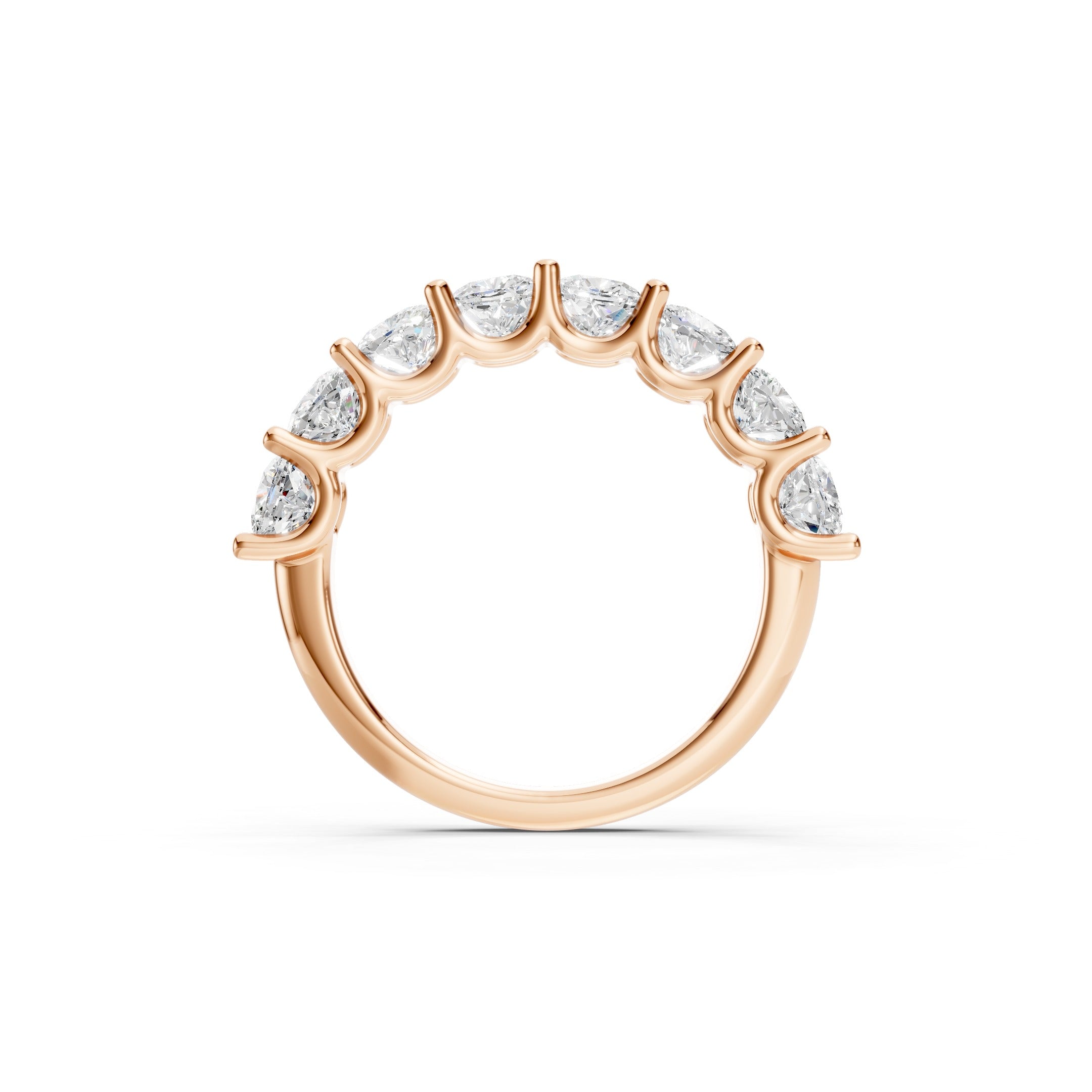  3.00 CT Cushion Cut Lab Grown Diamond Eternity Band