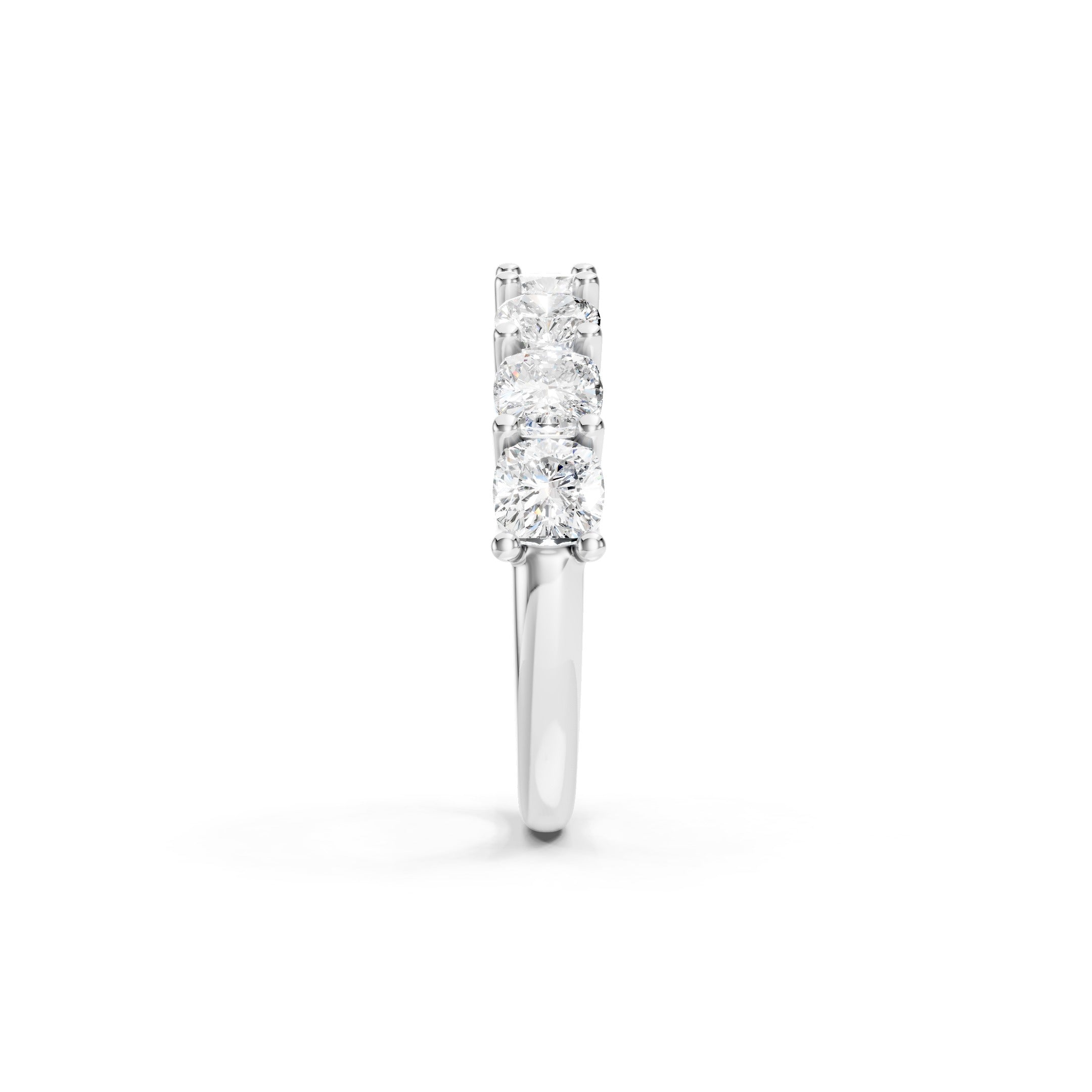  3.00 CT Cushion Cut Lab Grown Diamond Eternity Band