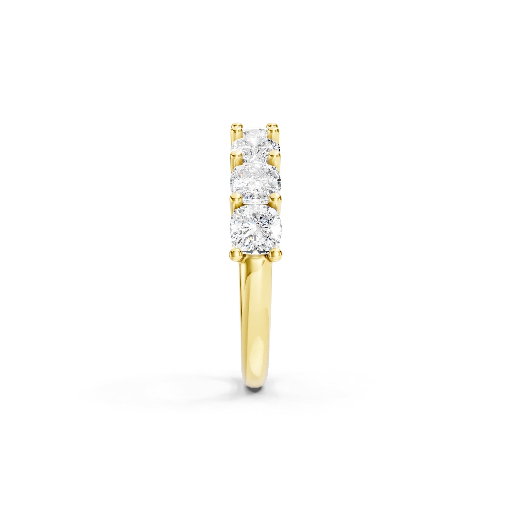 3.00 CT Cushion Cut Lab Grown Diamond Eternity Band