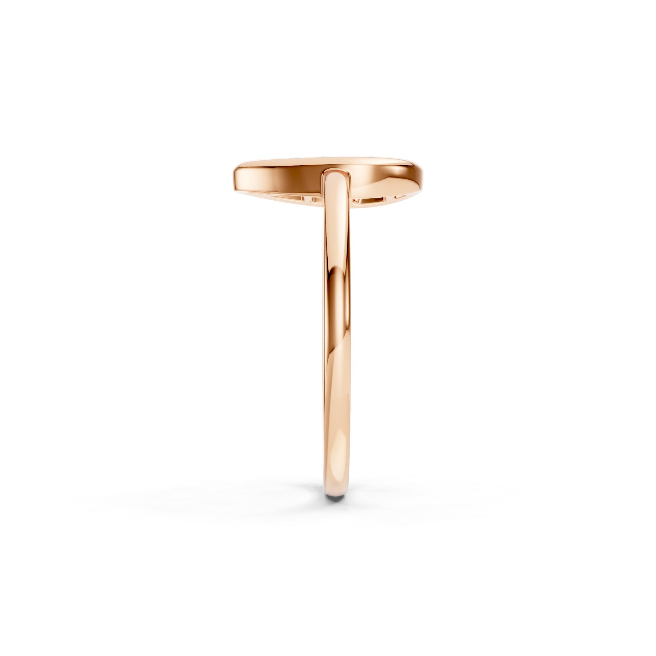 14K Oval Cluster Minimalist Diamond Ring, Dainty Vintage Inspired Gold Ring