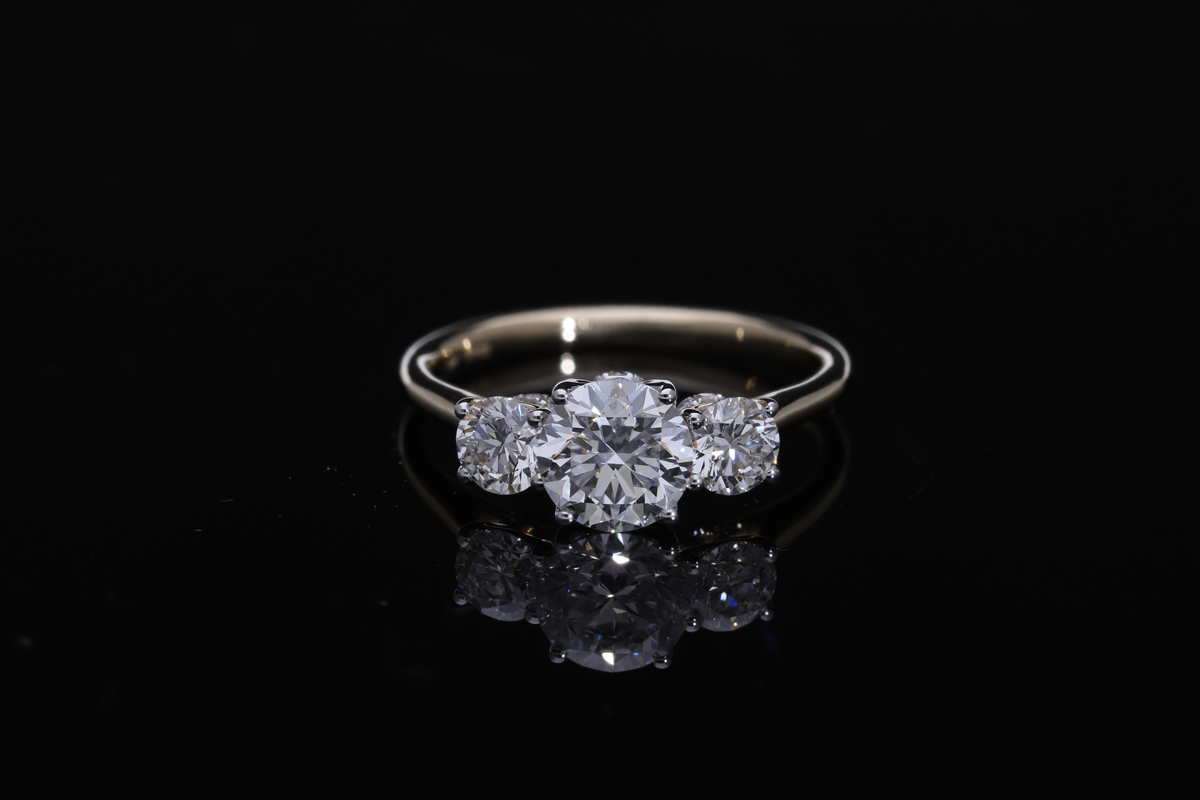 14k White Gold |💍 2.19 Ct VS Brilliant Cut Lab-Grown Diamond Engagement Ring | Wedding Ring | Best Gift for Her ✨💖 (Copy)