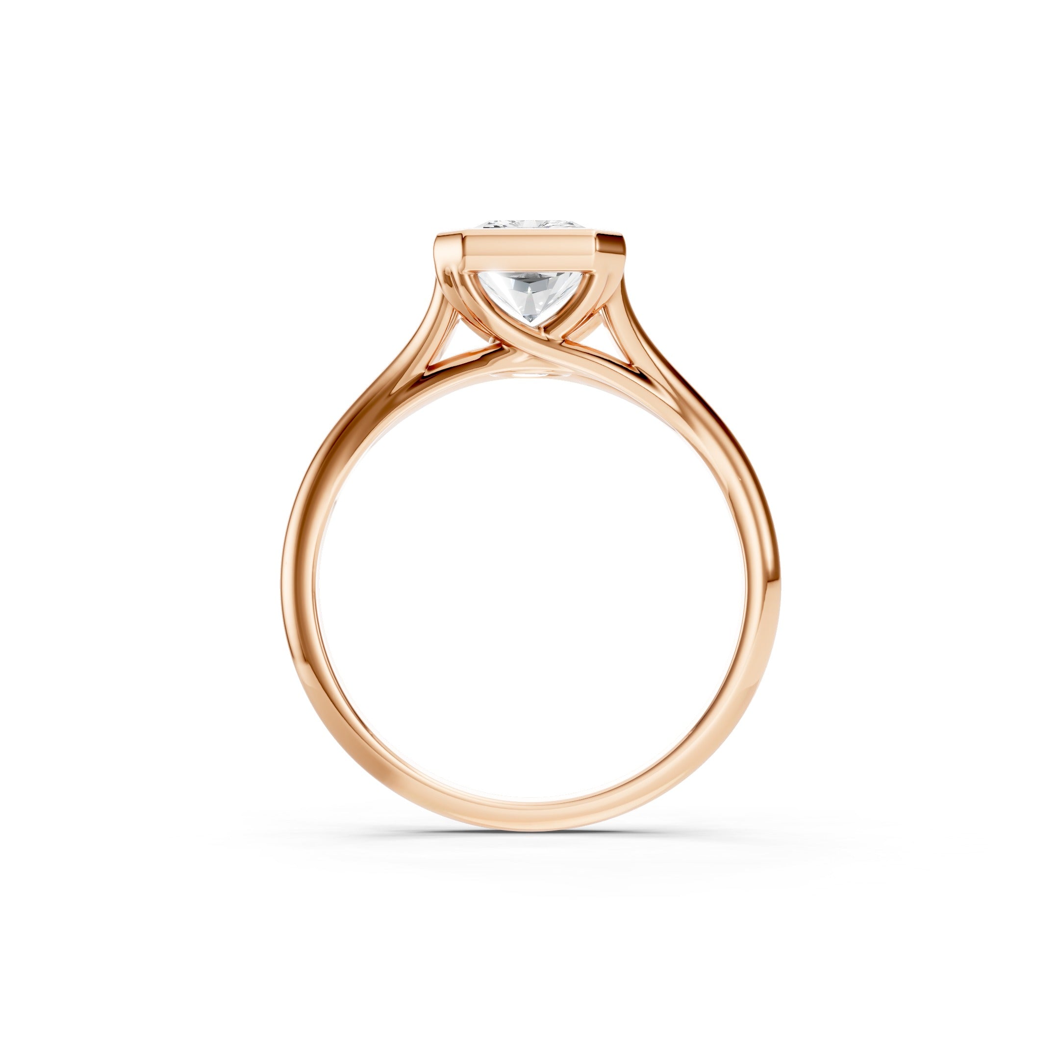 1.80 CT Radiant Cut Lab Grown Diamond Engagement Ring in 10K 14K 18K 