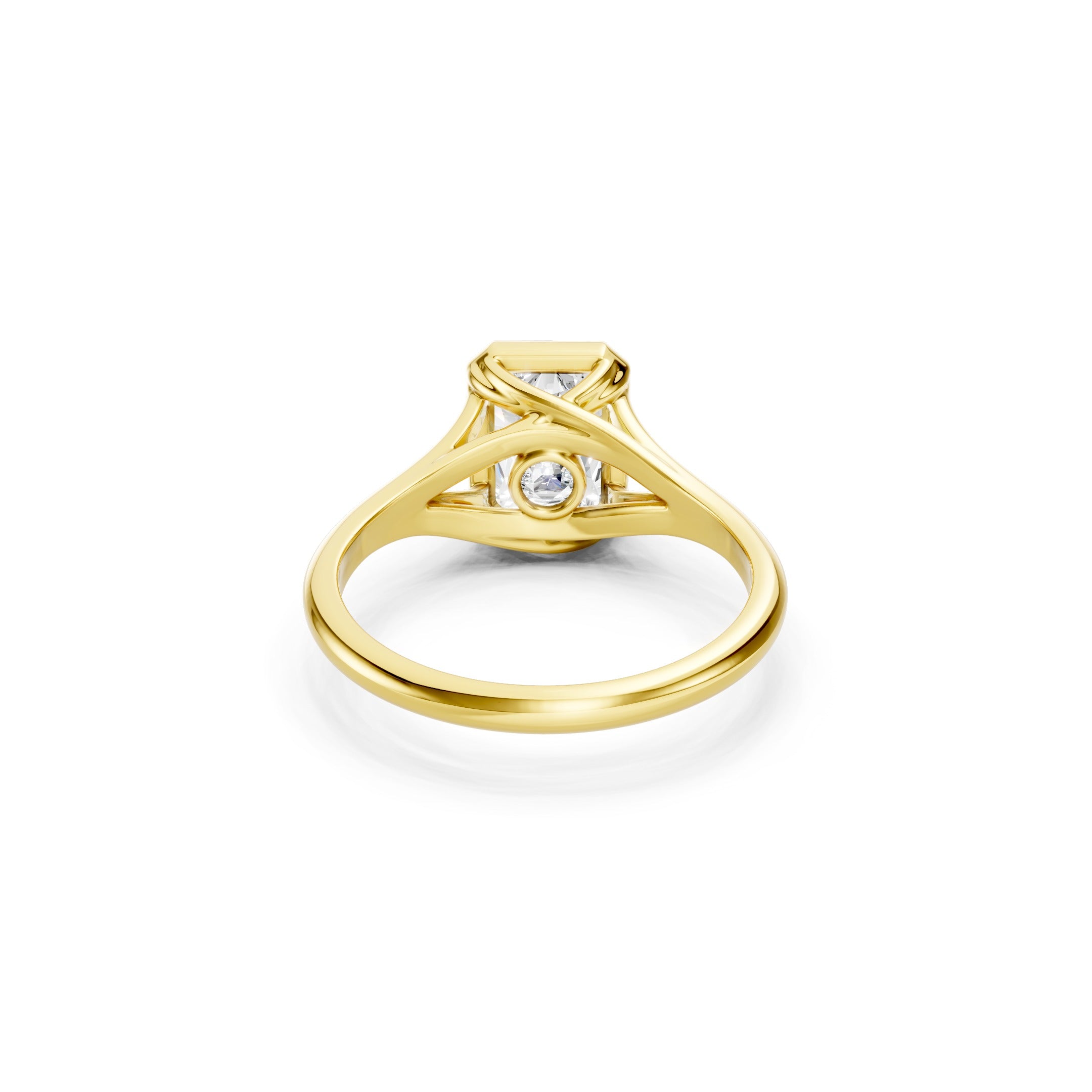 1.80 CT Radiant Cut Lab Grown Diamond Engagement Ring in 10K 14K 18K 