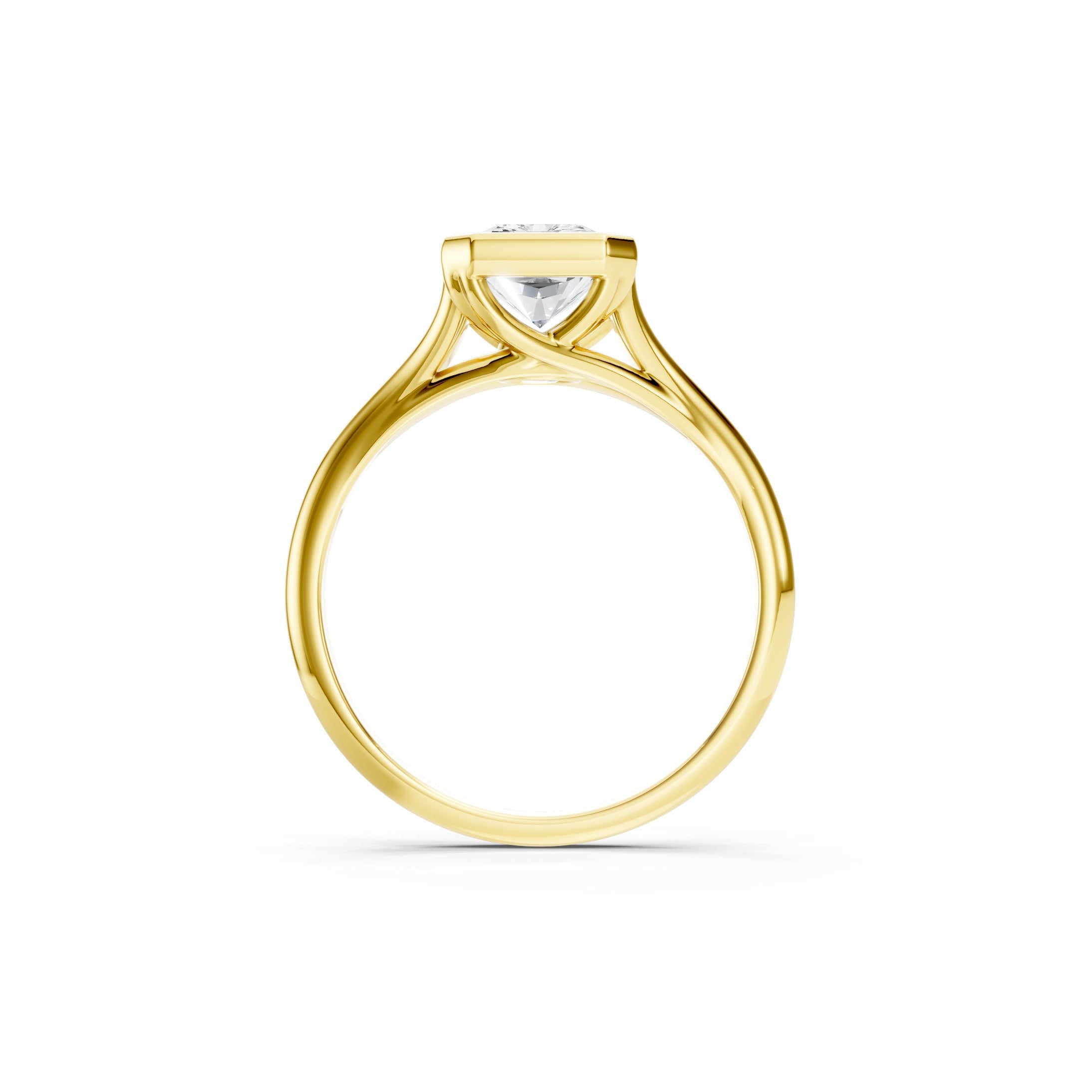 1.80 CT Radiant Cut Lab Grown Diamond Engagement Ring in 10K 14K 18K 