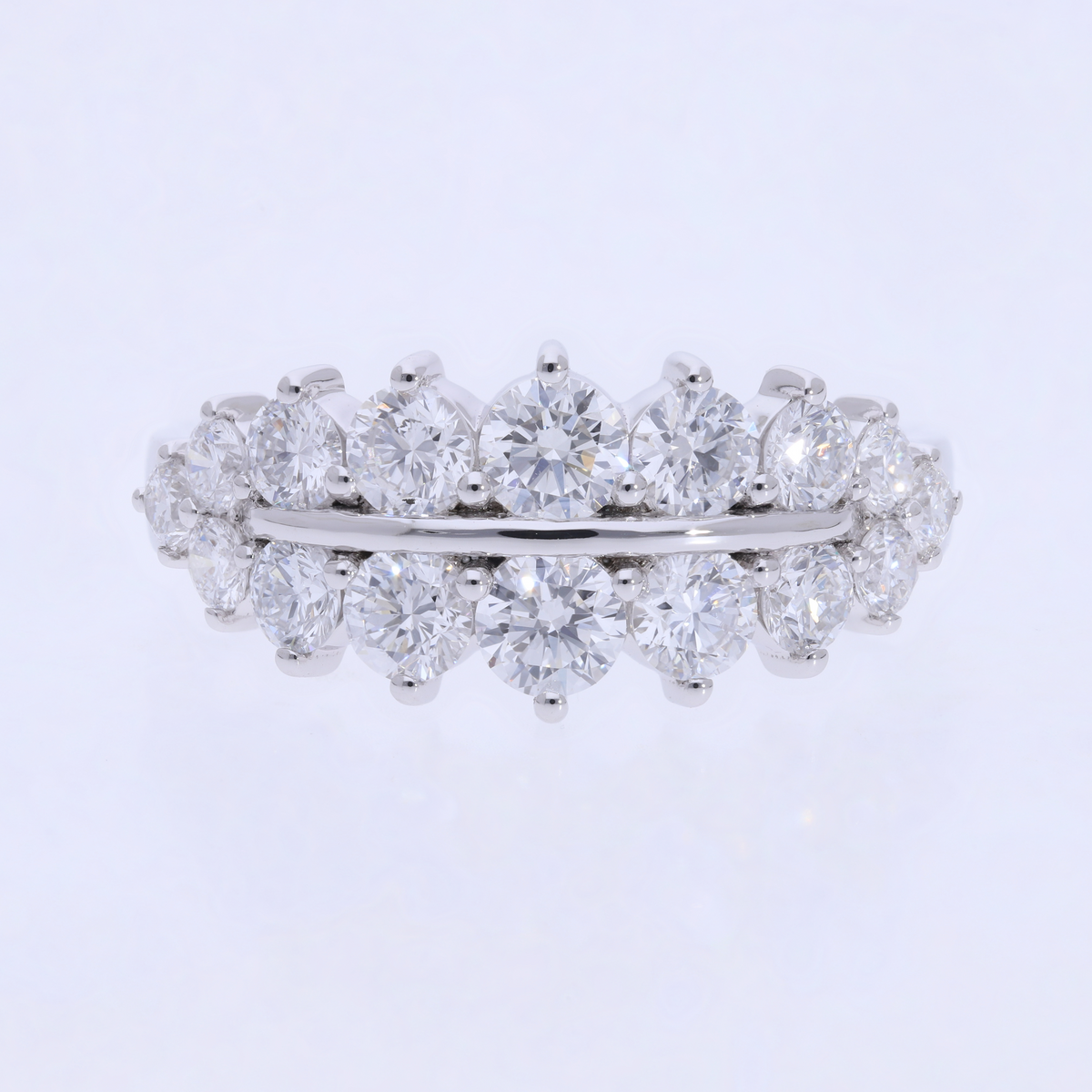 14k White/Yellow Gold |💍 1.50 Ct VS Brilliant Cut Lab-Grown Diamond Fashion Band | Stackable Ring ✨💎
