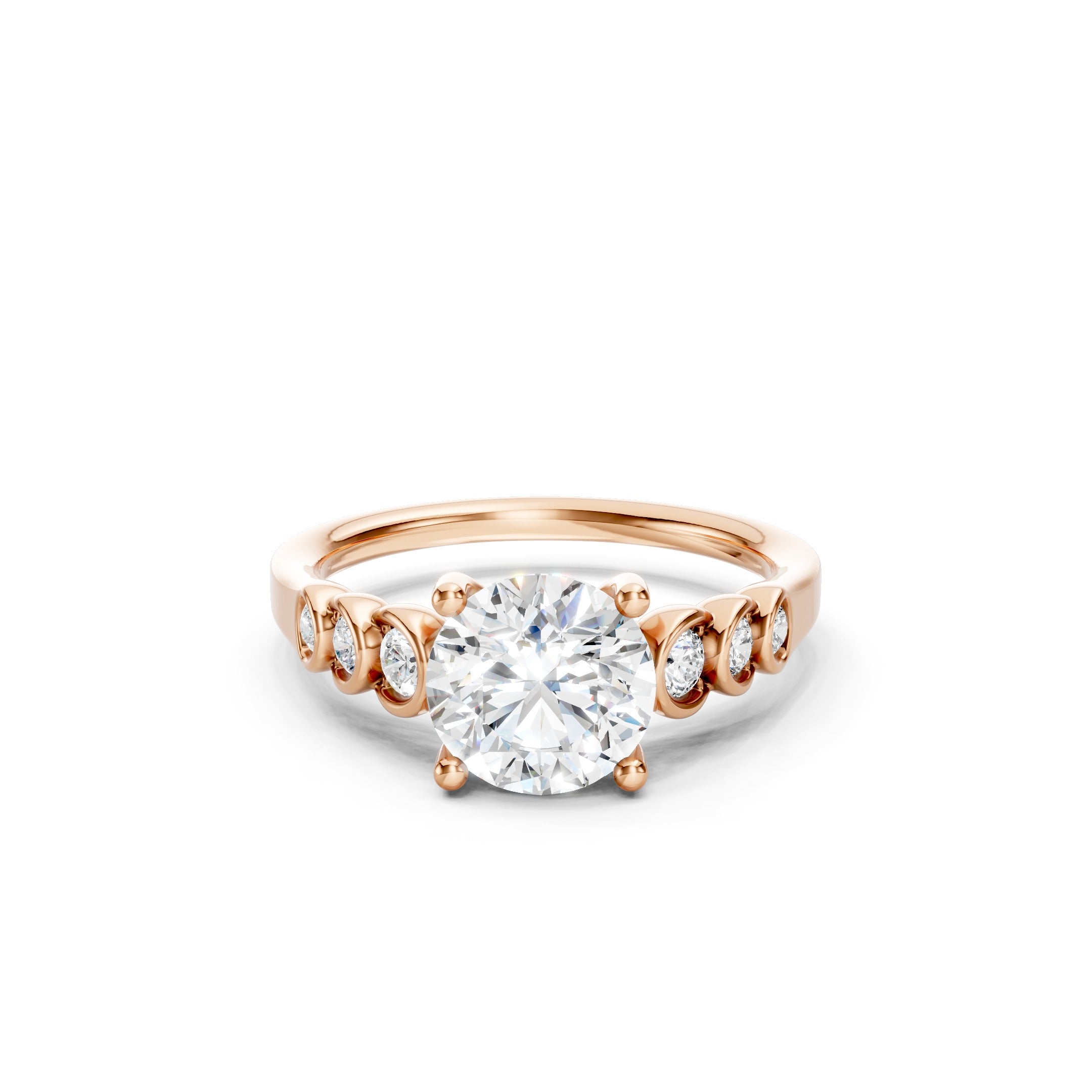 1.70 CT Vintage Lab Grown Diamond Engagement Ring, 10K 14K 18K Solid Gold Wedding  Ring