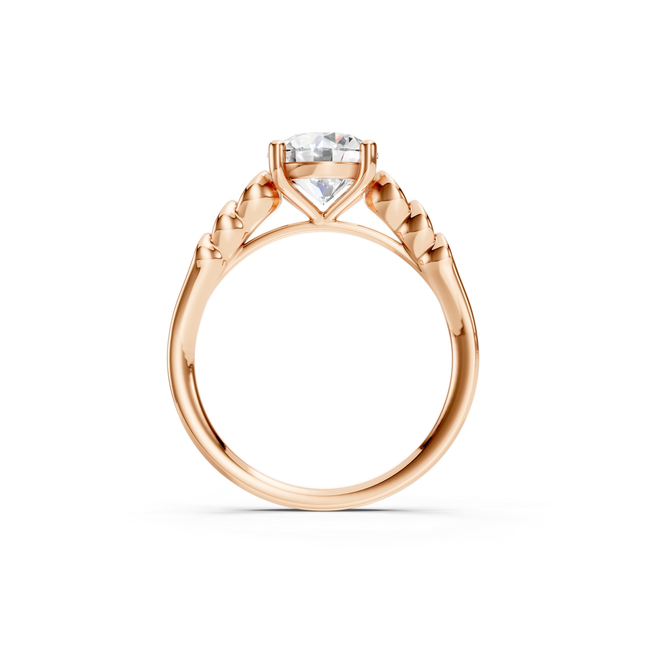1.70 CT Vintage Lab Grown Diamond Engagement Ring, 10K 14K 18K Solid Gold Wedding  Ring