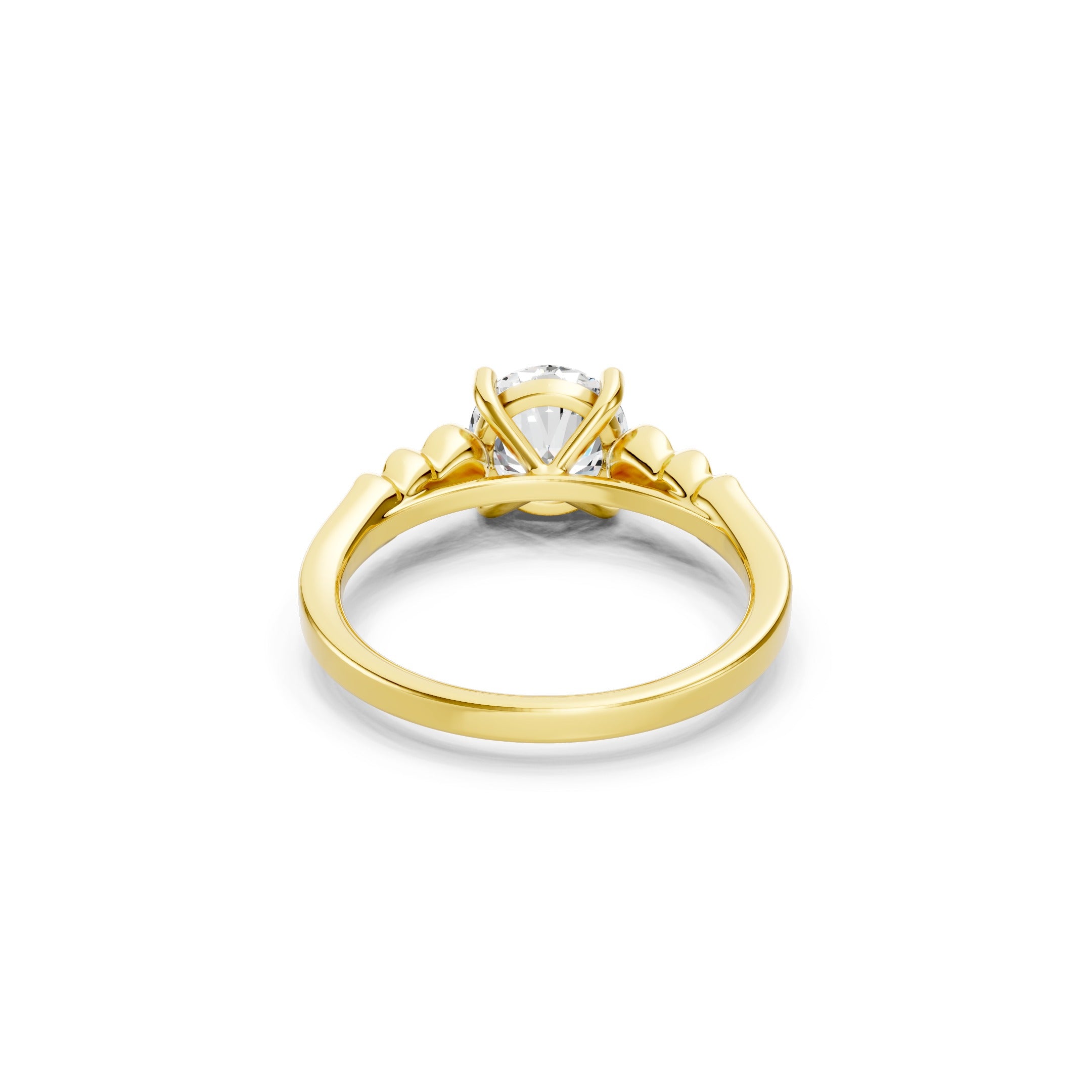 1.70 CT Vintage Lab Grown Diamond Engagement Ring, 10K 14K 18K Solid Gold Wedding  Ring