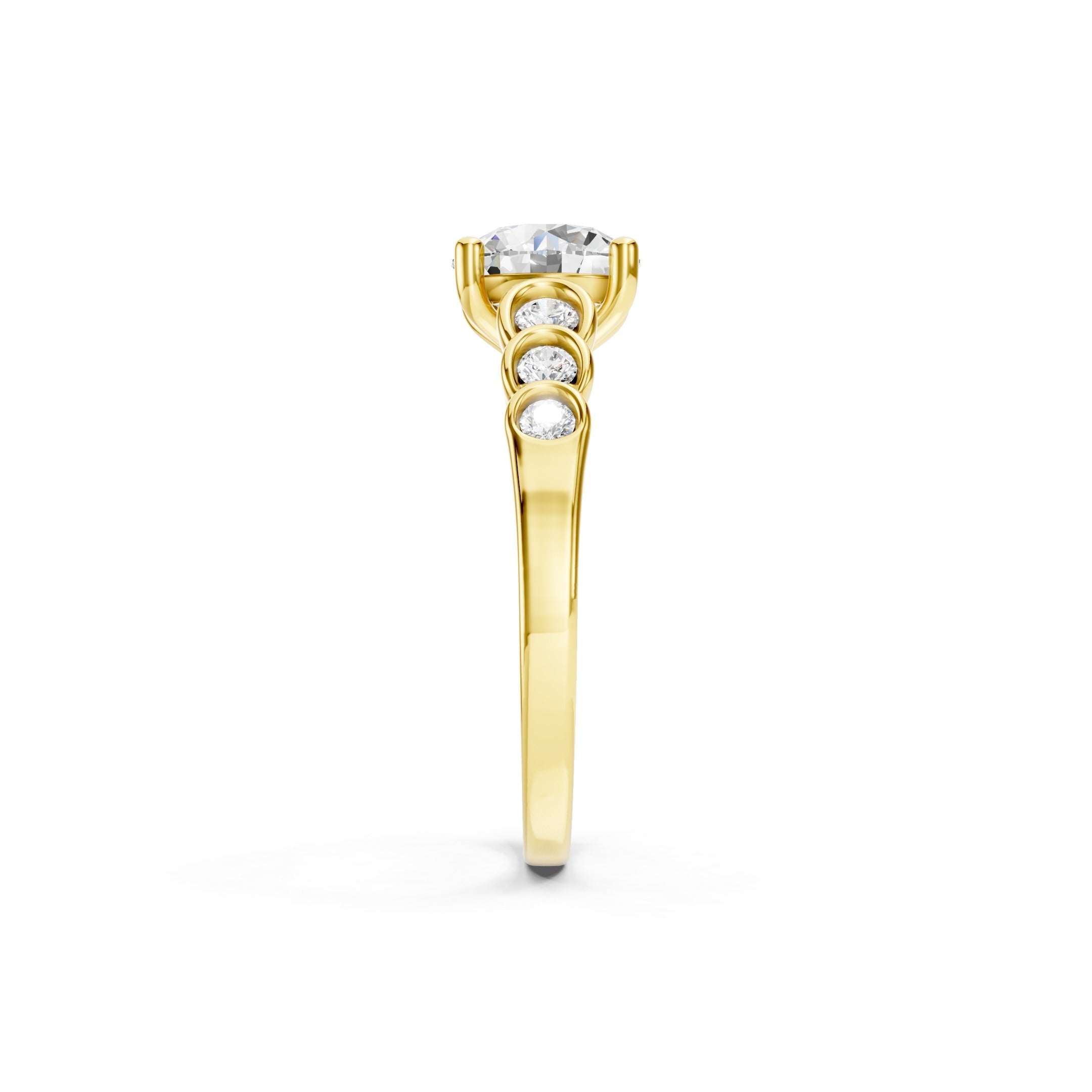 1.70 CT Vintage Lab Grown Diamond Engagement Ring, 10K 14K 18K Solid Gold Wedding  Ring