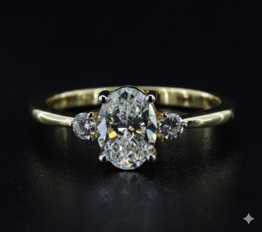 💎 VVS/VS Oval Lab-Grown Diamond Engagement Ring | 14k Yellow Gold | Best Gift for Her 💛✨