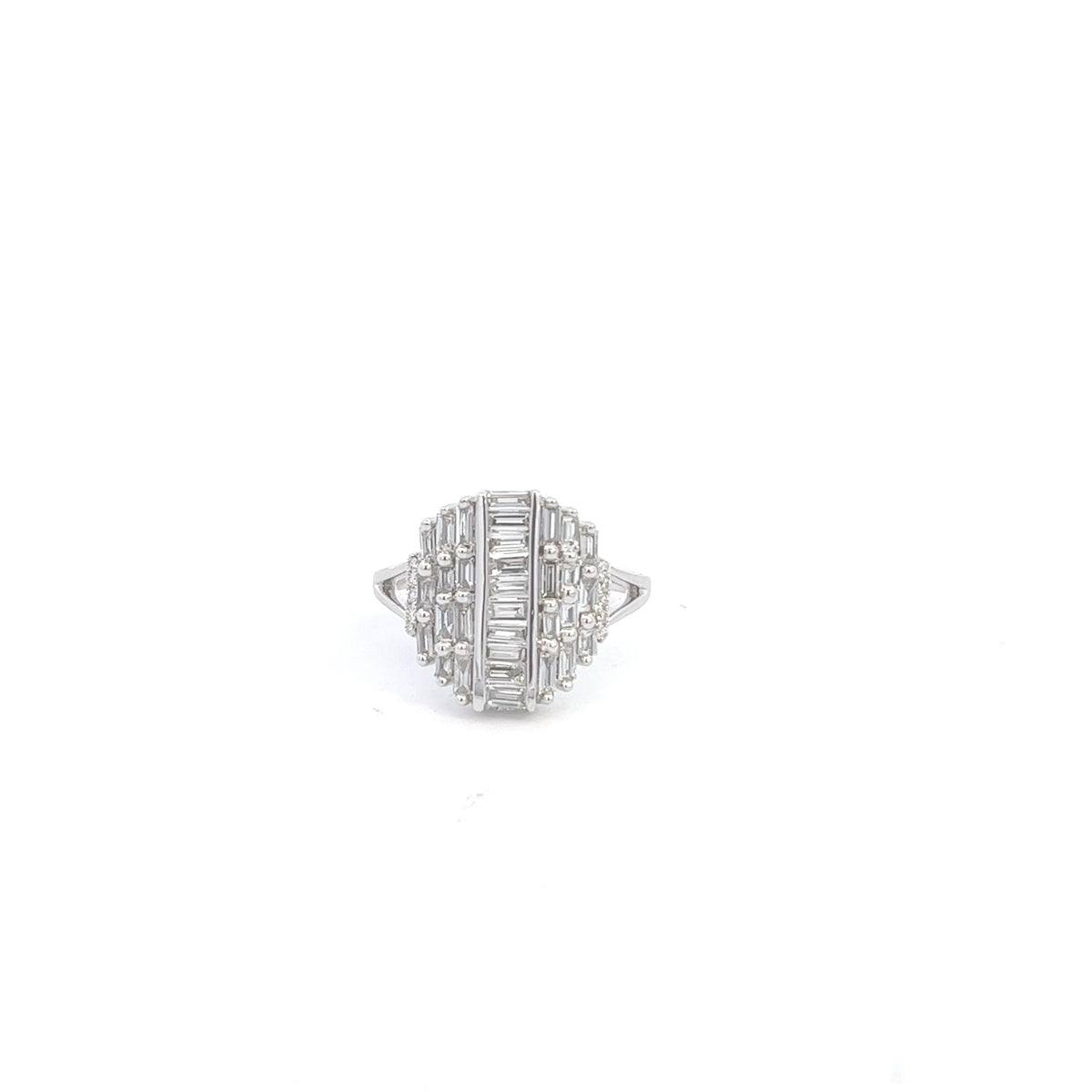 14k White Gold Diamond  Ring | Real Natural Diamond ring  | Diamond  Jewelry | Gift for her | Gift for mom |