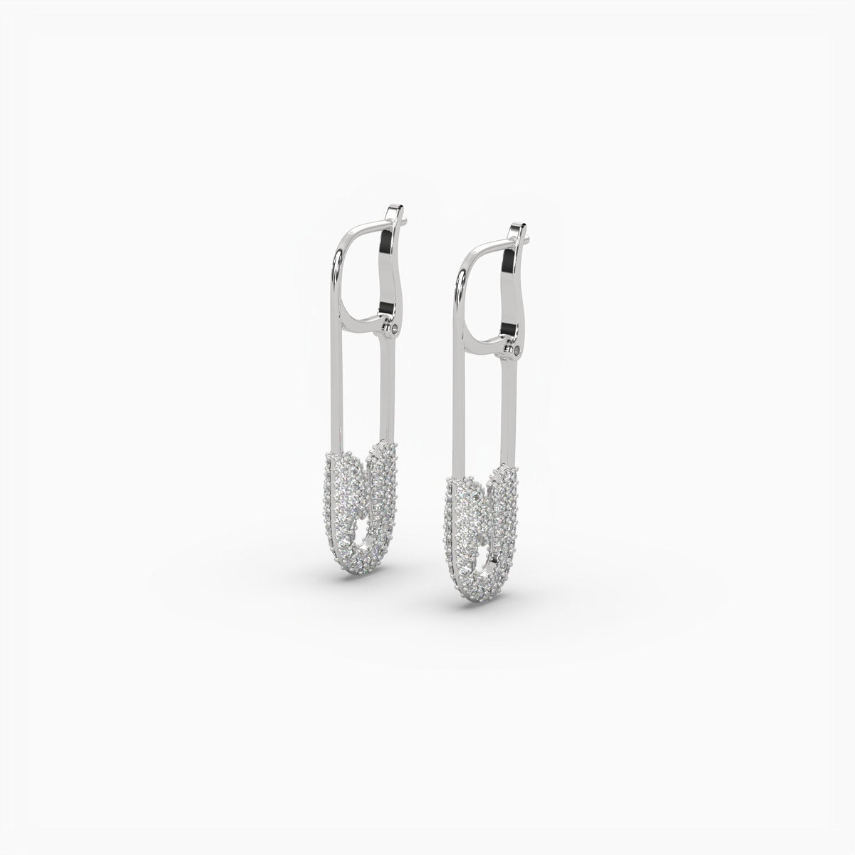14/18k Gold Natural Diamond Earrings
