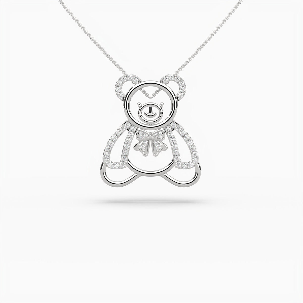 Teddy Bear Charm Shape Pendant made in 14/18k Gold