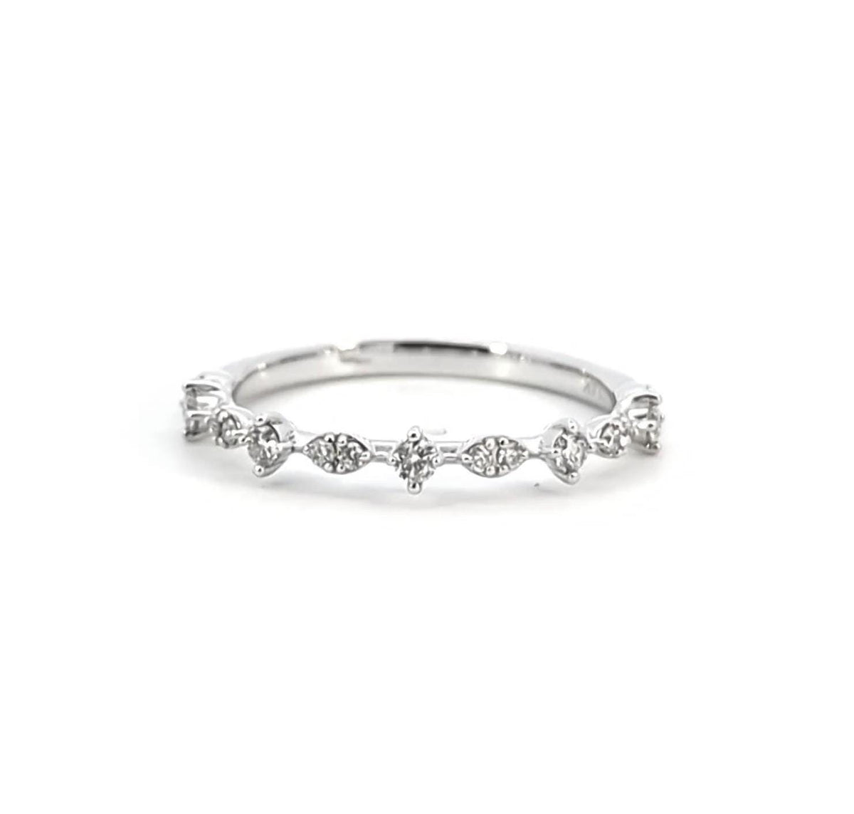 14k Yellow/White Gold Diamond Ring Band | Party Wear  | Diamond  Jewelry | Gift for her | All Occasion wear |