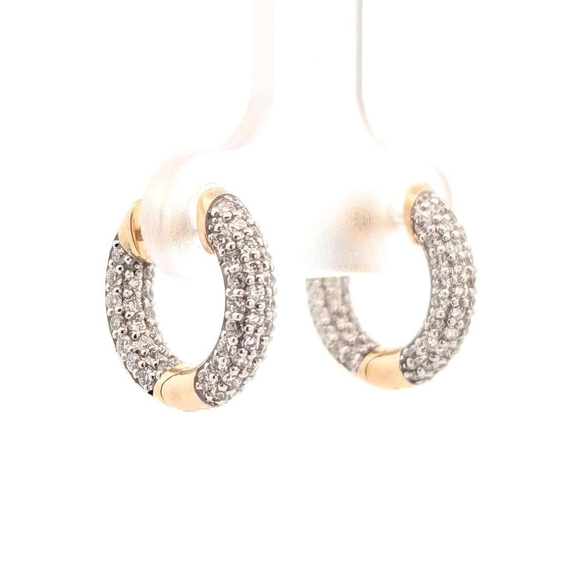 14K Yellow Gold Lab-Grown Diamond Drop Earrings: Fine Jewelry Gift
