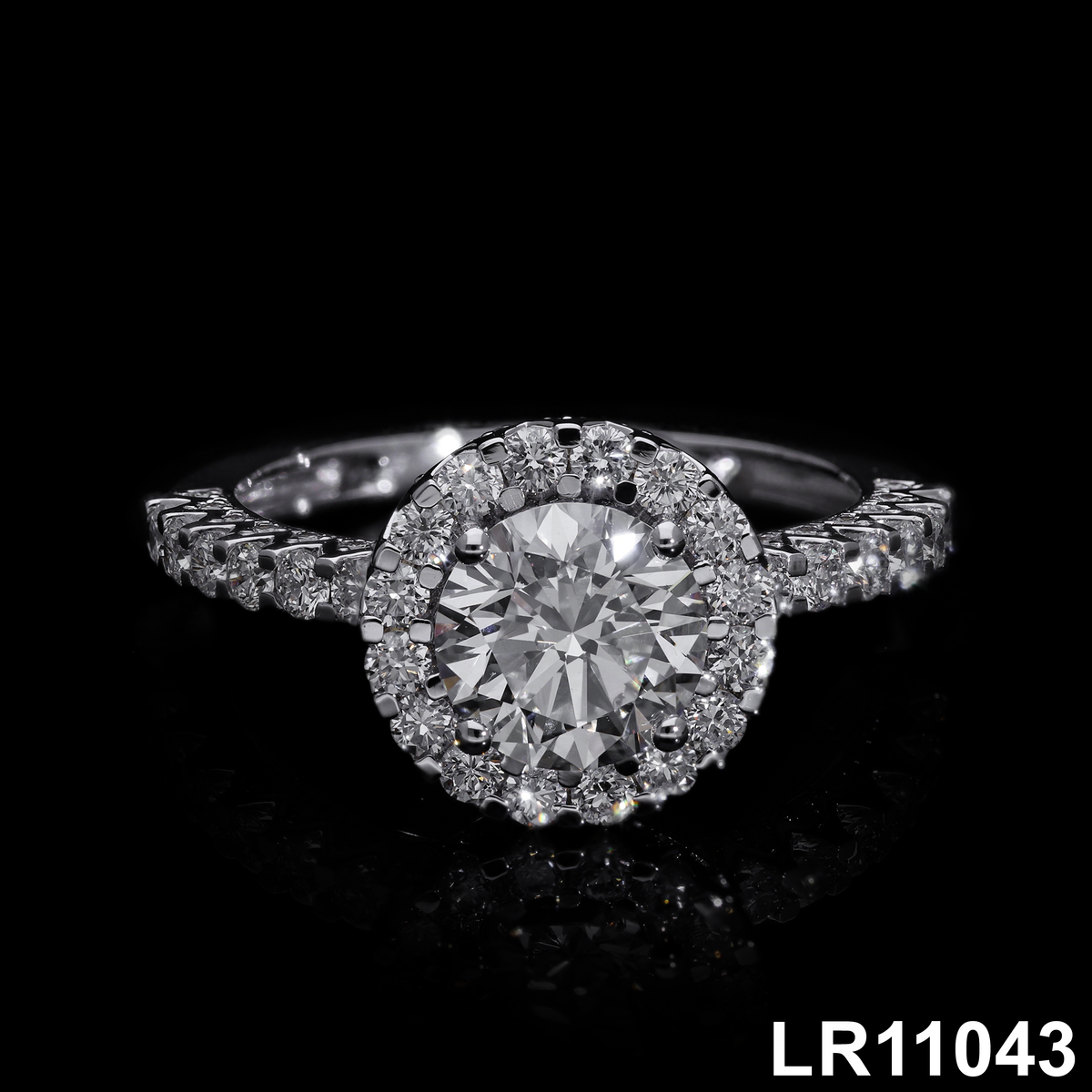 💍 2.27 Ct Round Brilliant Cut Diamond Halo Ring | 14k White / Yellow Gold | Engagement & Fashion Ring ✨💎